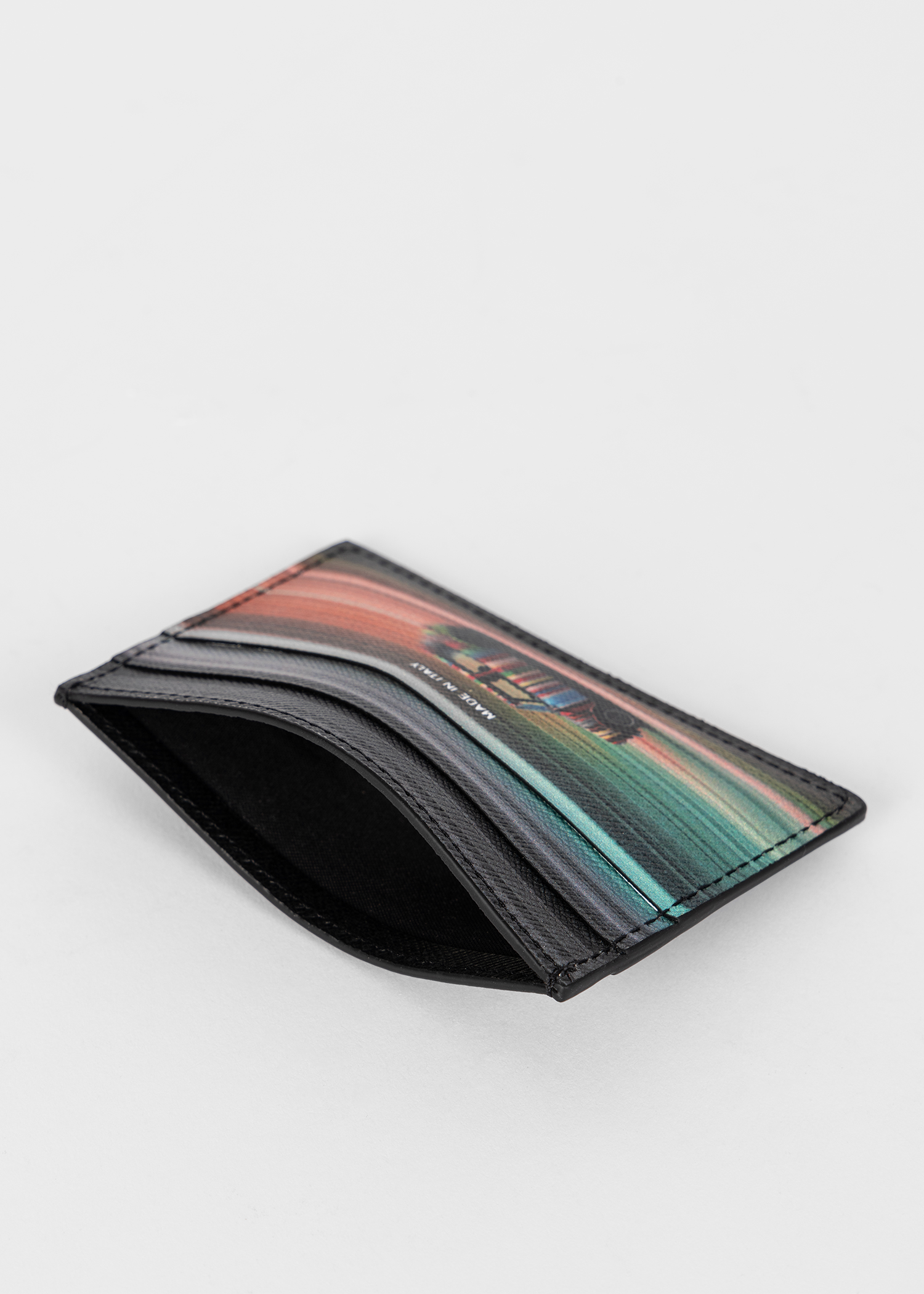 Paul Smith Mini Blur Print Leather Card Holder King S Cross