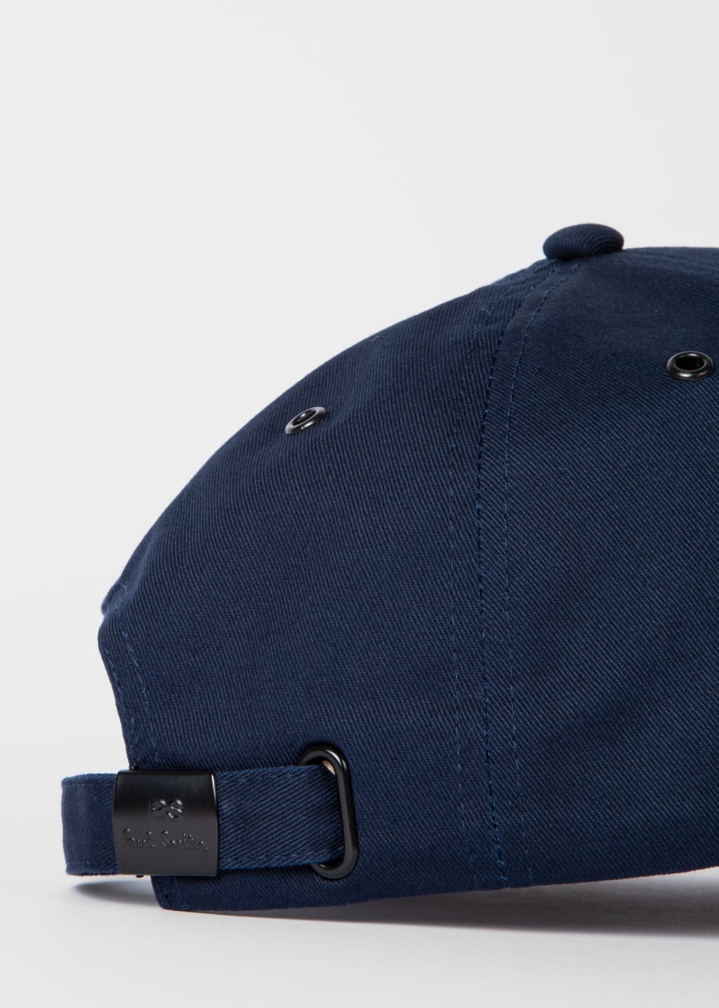 Men's Navy Cotton Zebra Logo Baseball Cap