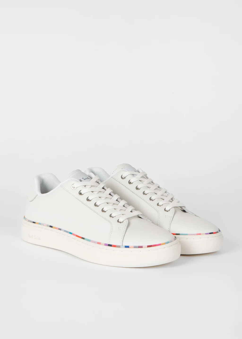 Women's White 'Lapin' Swirl Band Trainers