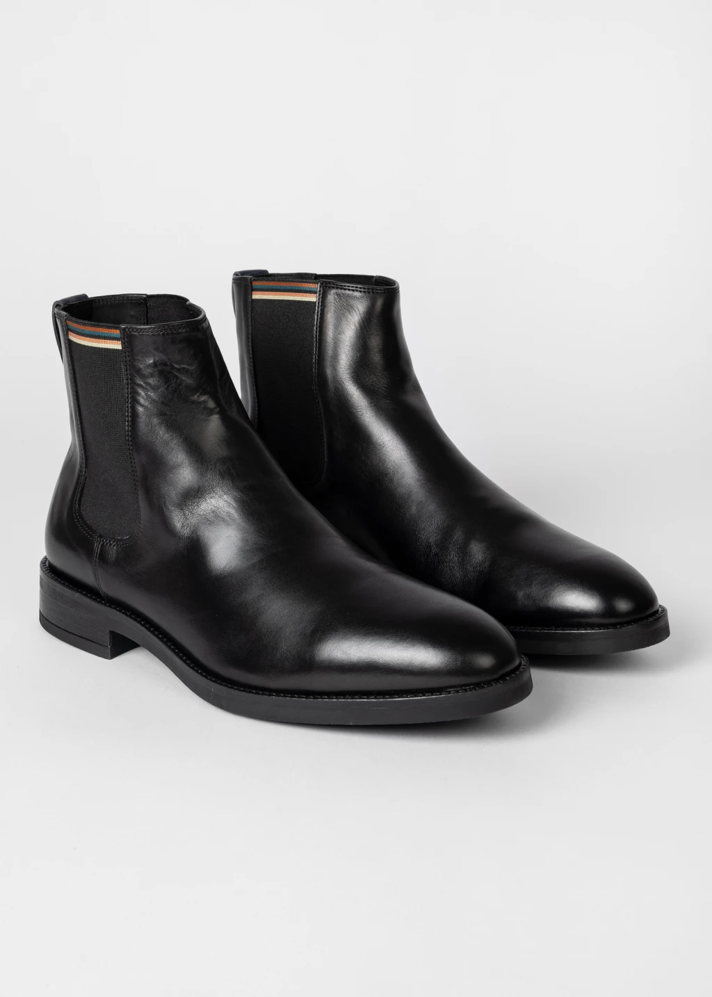 Black Leather Lansing Chelsea Boots