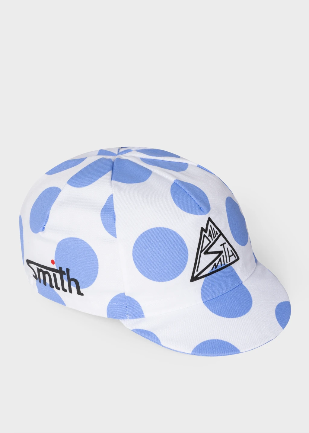 Blue Polka Dot Cycling Cap