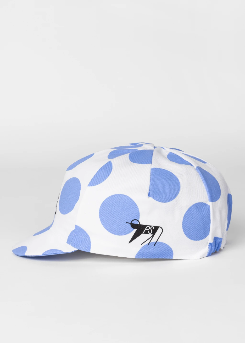 Blue Polka Dot Cycling Cap