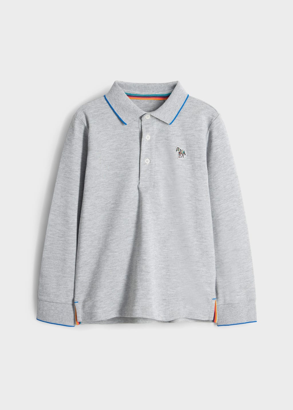 Paul smith grey 2025 long sleeve polo