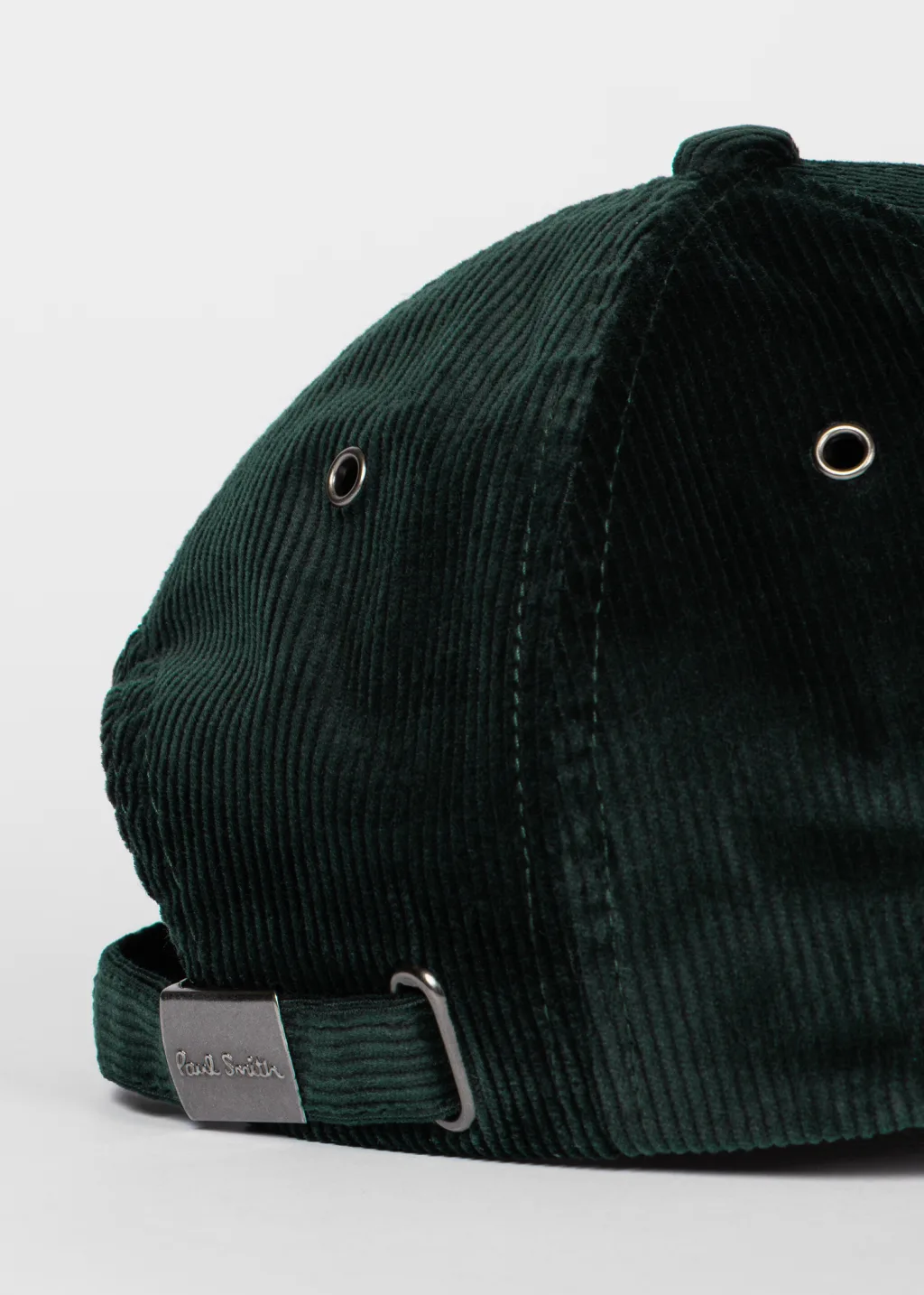 Men's Dark Green Corduroy Cap