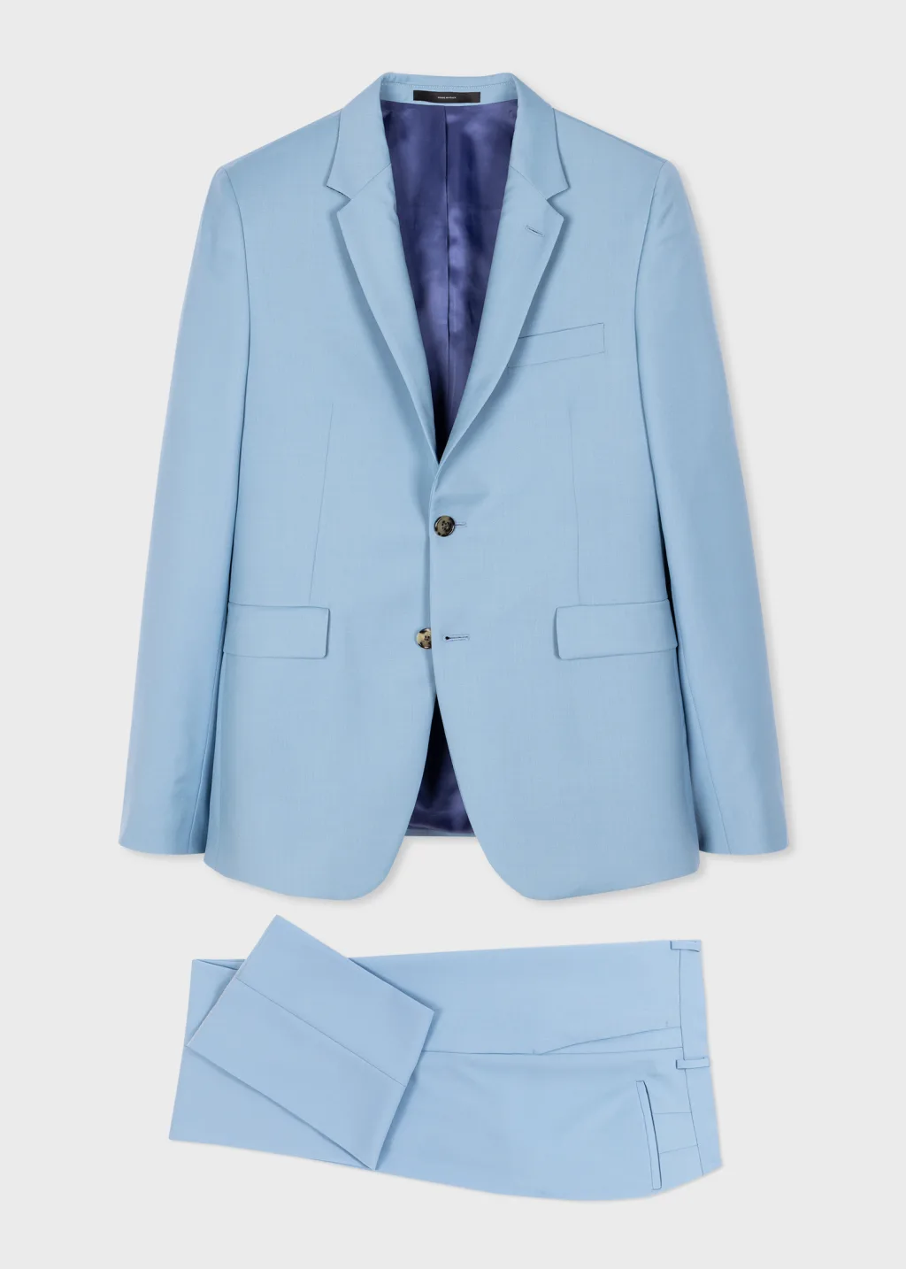 The Kensington - Slim-Fit Mid Blue Wool-Mohair Suit