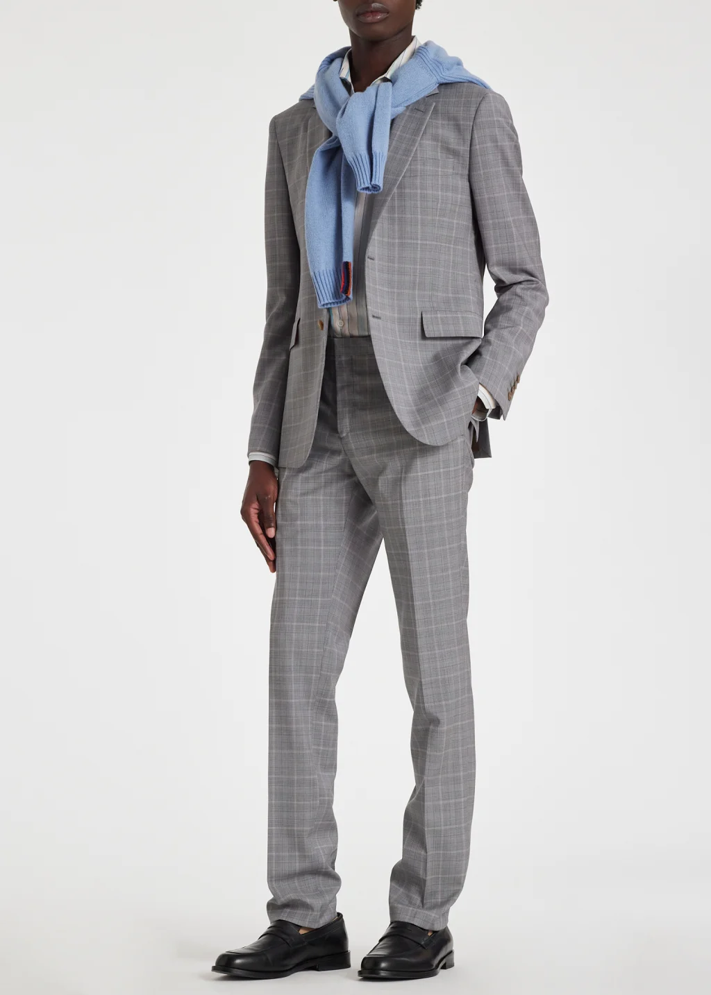 Slim discount wool suit