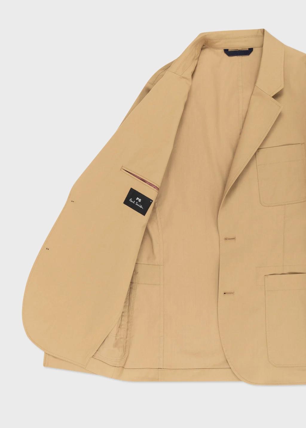 Men's CasualFit Tan CottonBlend Blazer