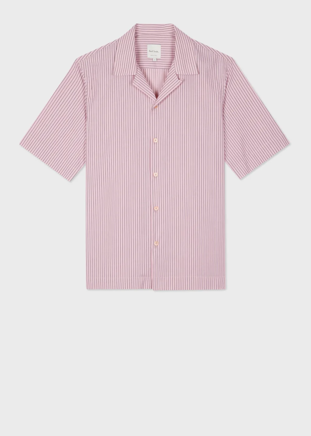 Pink Tie Dye Print Men's Short Sleeve Shirt