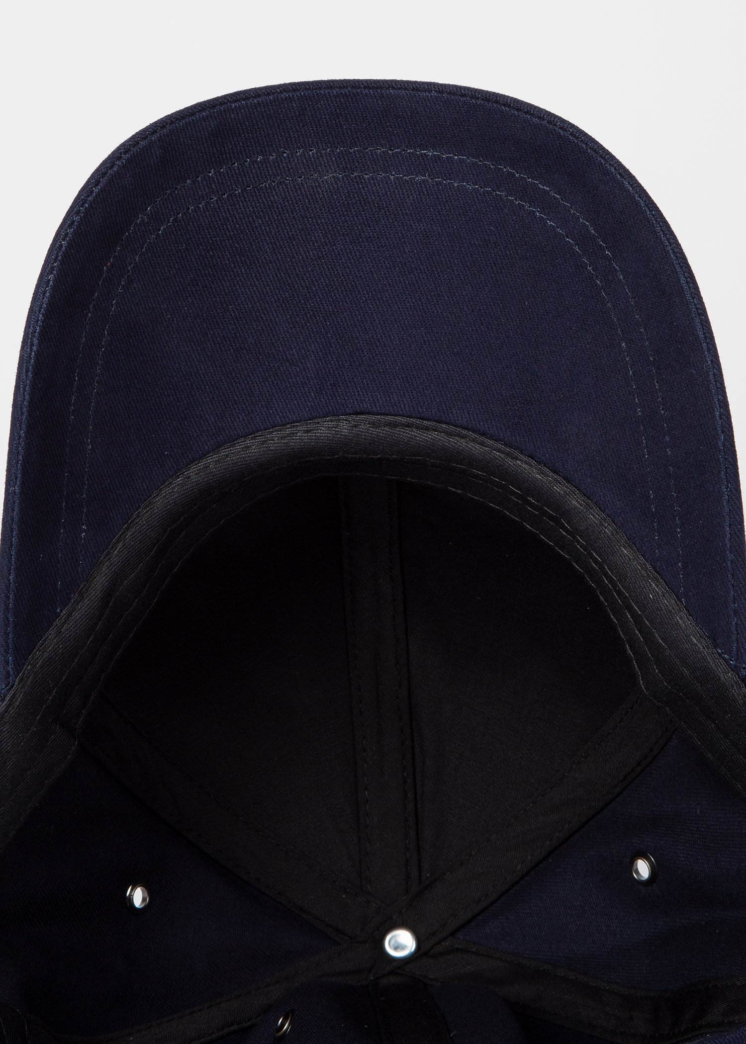 Paul Smith Navy 'Signature Stripe' Trim Cotton Baseball Cap | King's Cross