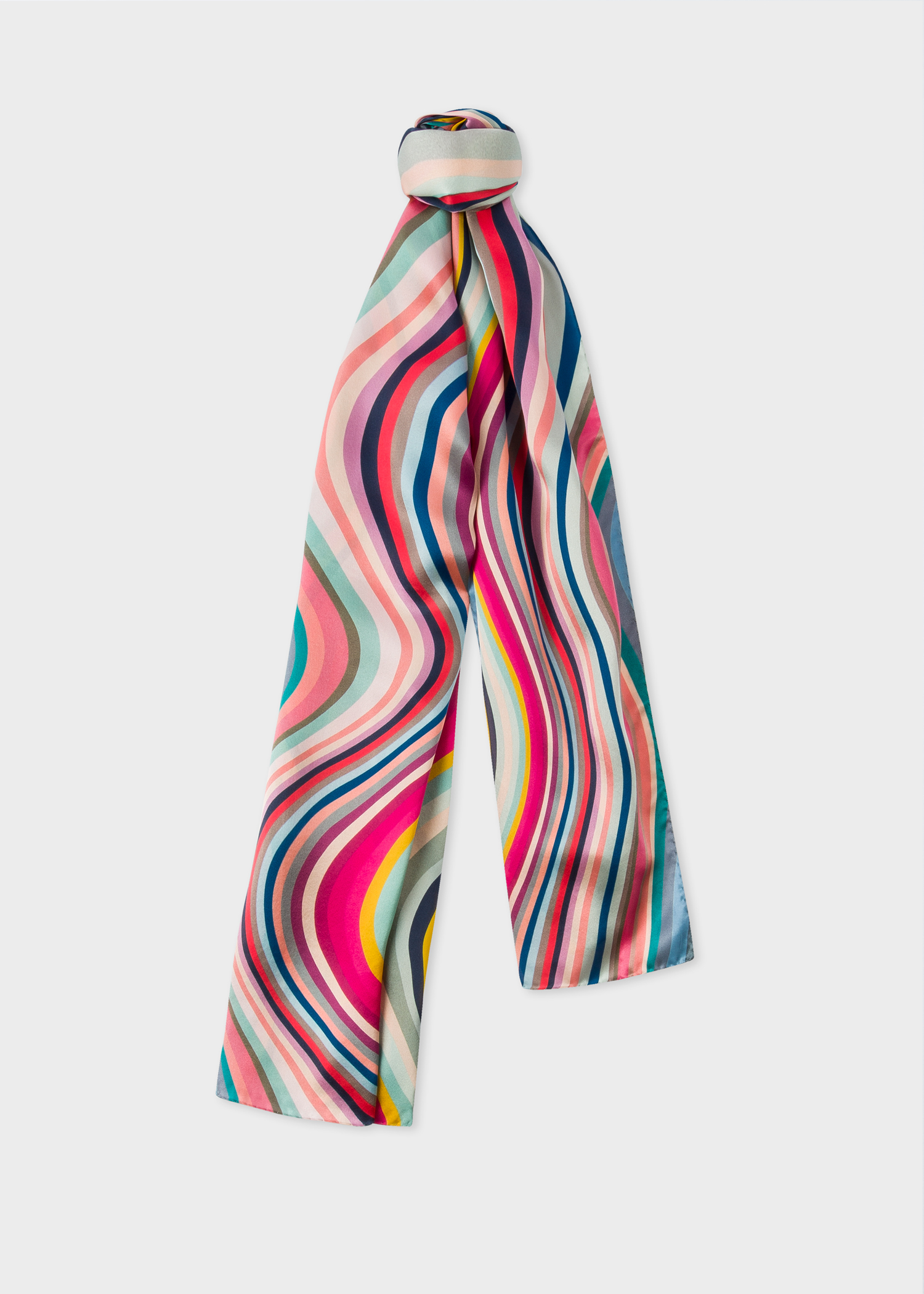 Women's Long 'Swirl' Silk Scarf