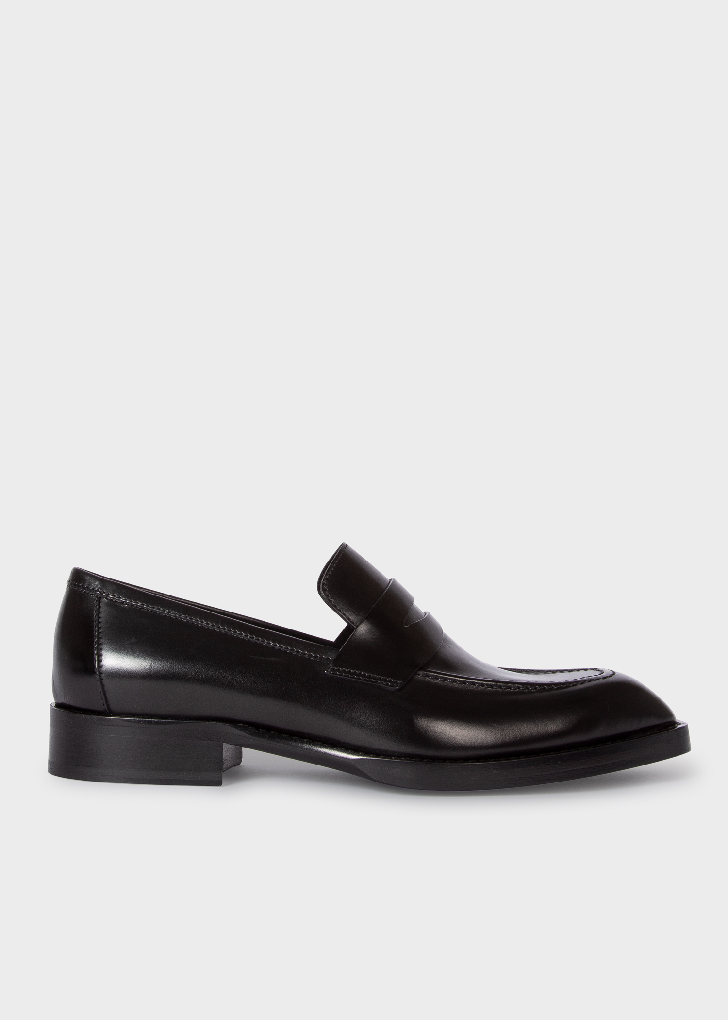 Women's Black 'Cave' Leather Loafers