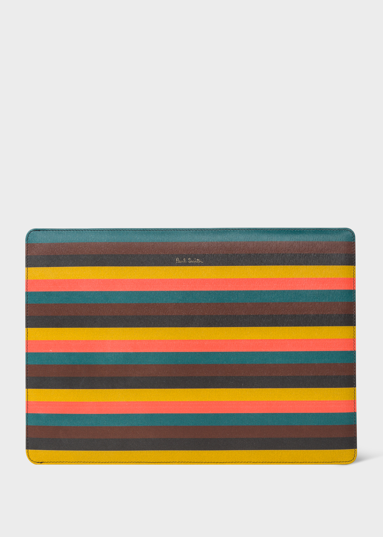 Paul Smith X Native Union - 'Artist Stripe' Leather MacBook