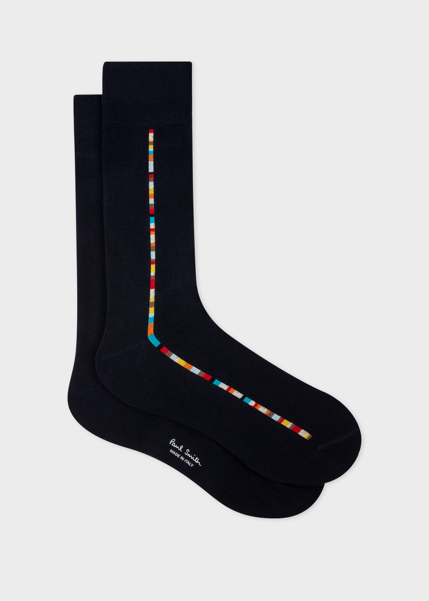 Men's Black 'Signature Stripe' Socks