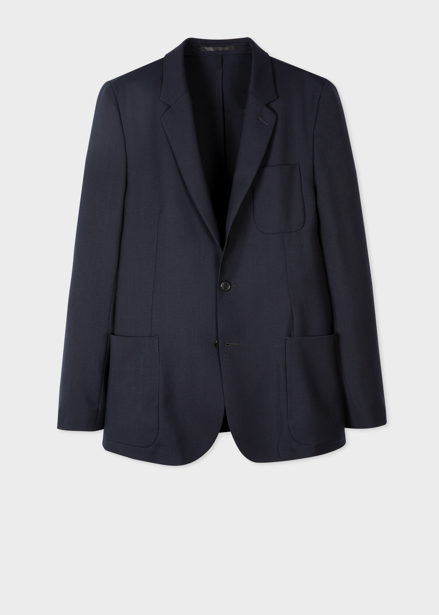 Men's Navy PatchPocket Unlined Blazer