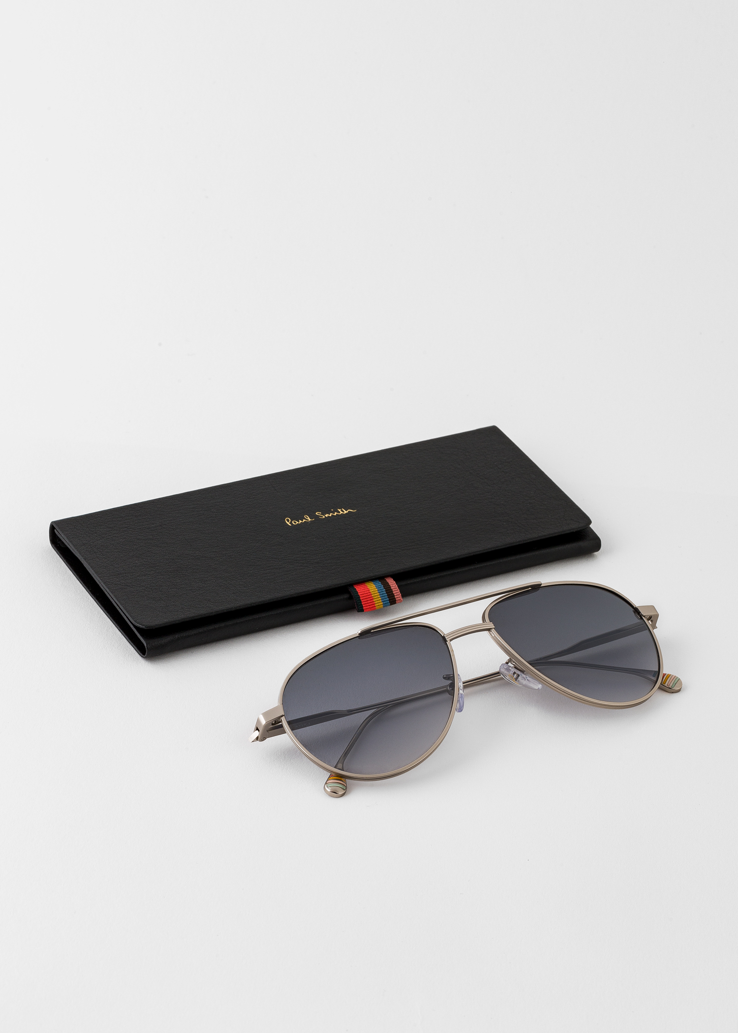 Paul Smith black and silver sunglasses Black Kenley sunglasses Paul Smith - Vitkac FO main image 3