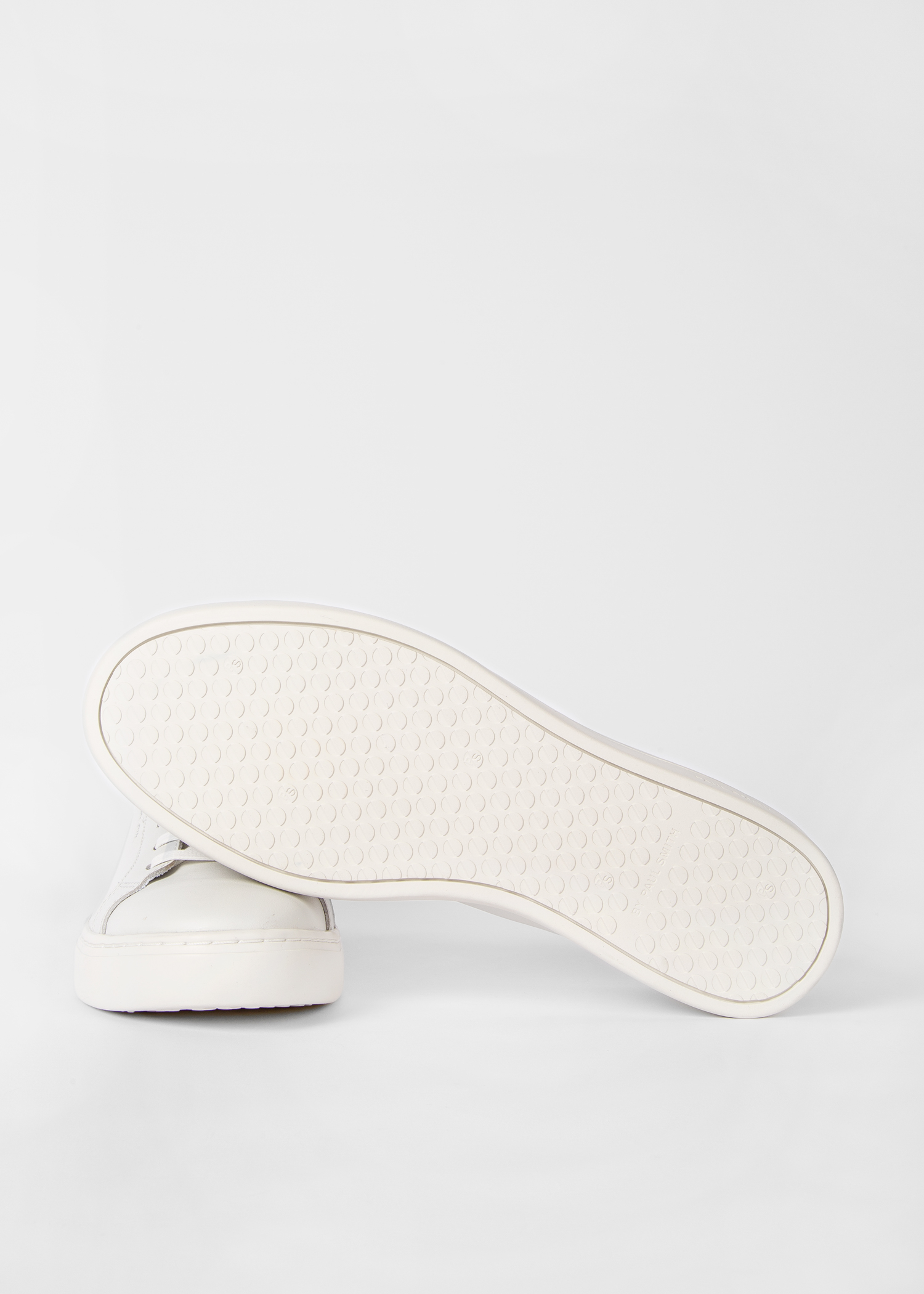 Men's White Leather 'Rex' Sneakers