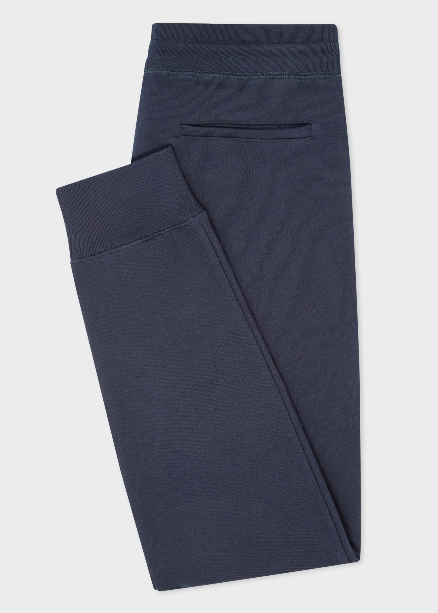 Men's Dark Navy Zebra Logo Cotton Sweatpants