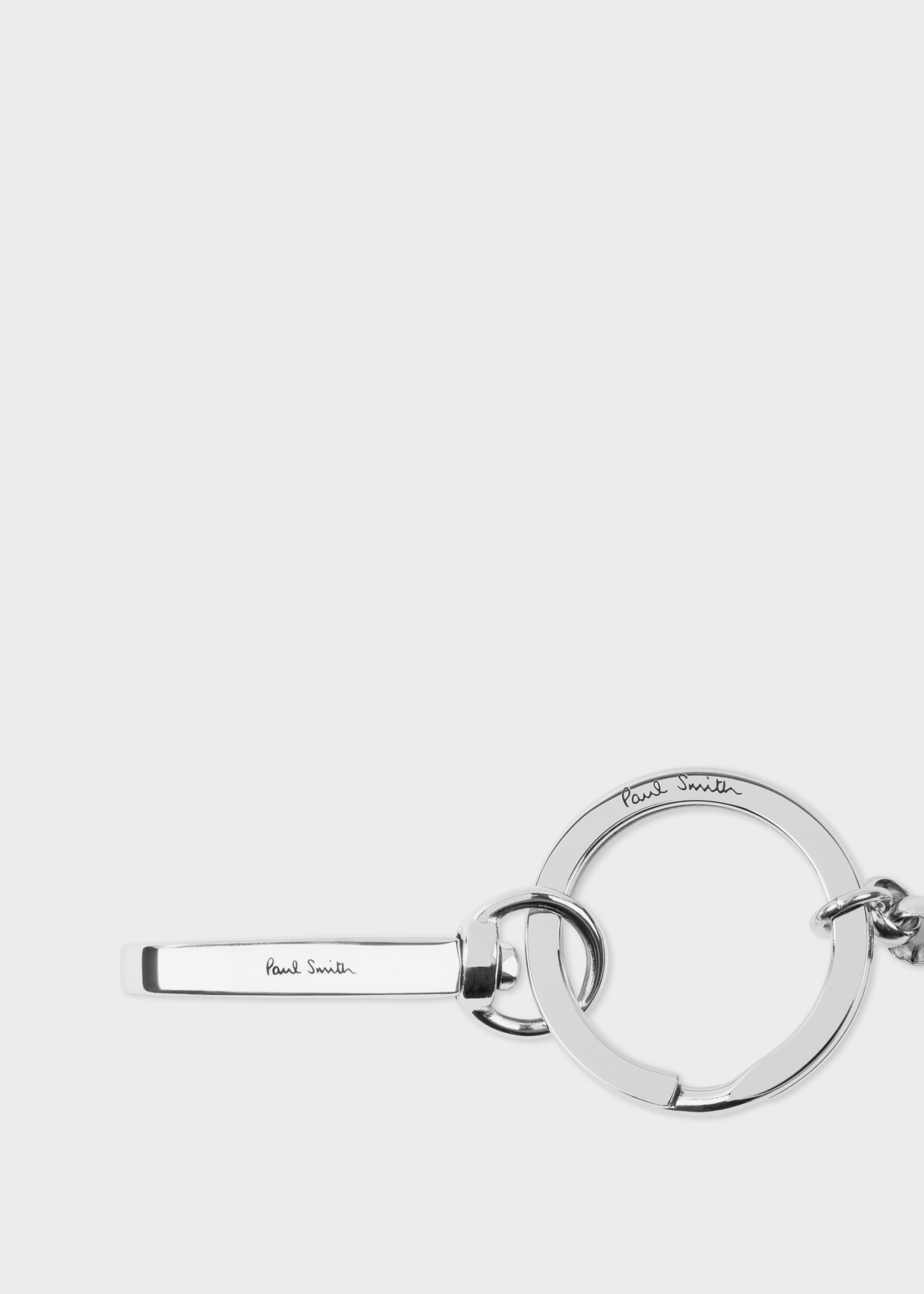 Silver Artist Stripe 'Mini' Keyring