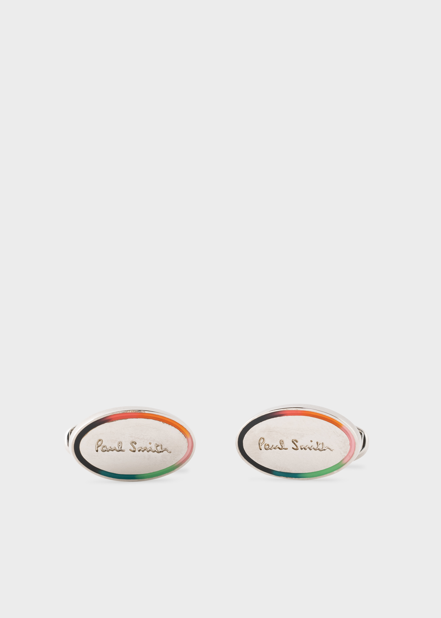 Paul Smith Men's Oval Logo Cufflinks King's Cross