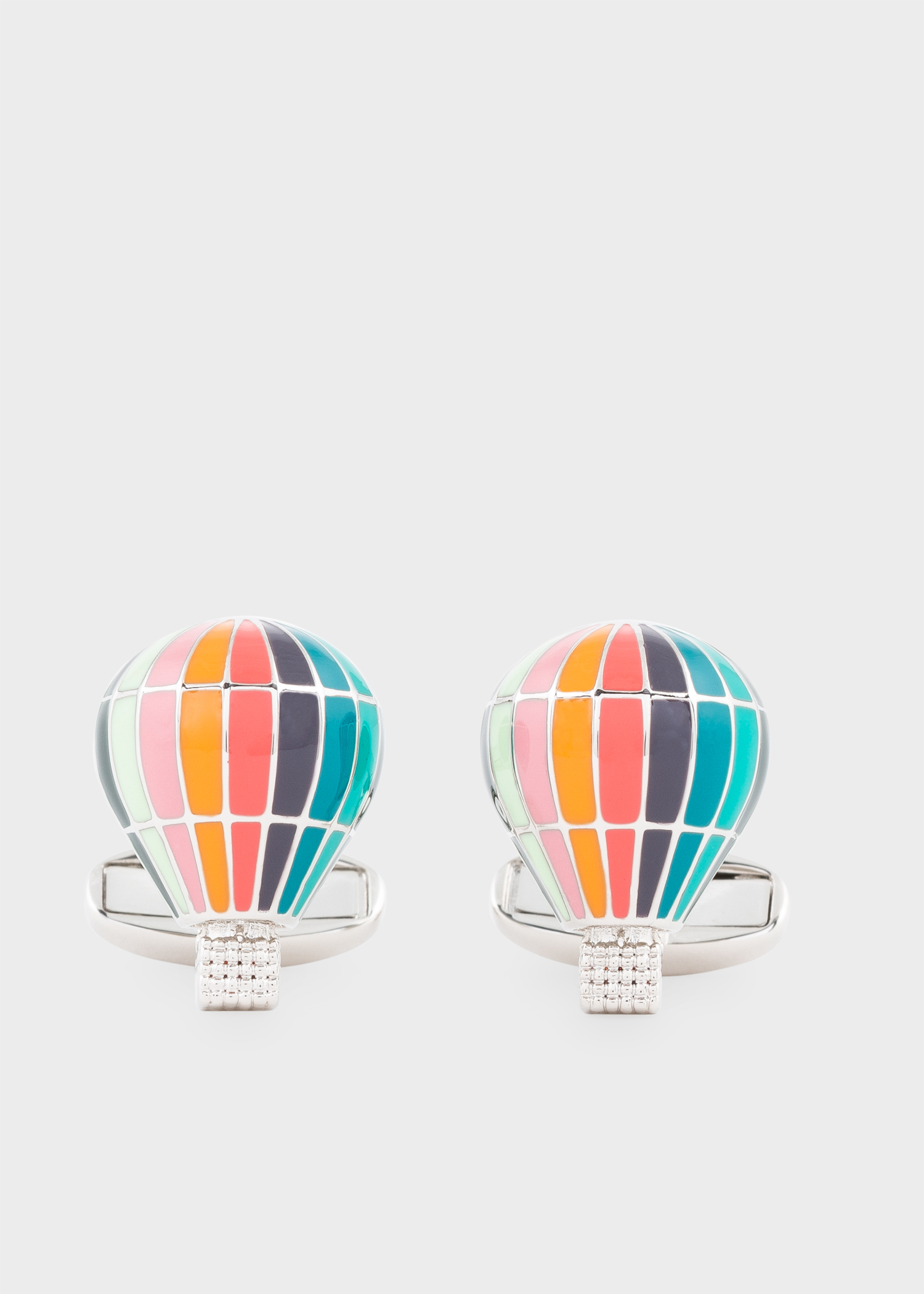 Paul Smith Artist Stripe' Hot Air Balloon Cufflinks King's Cross