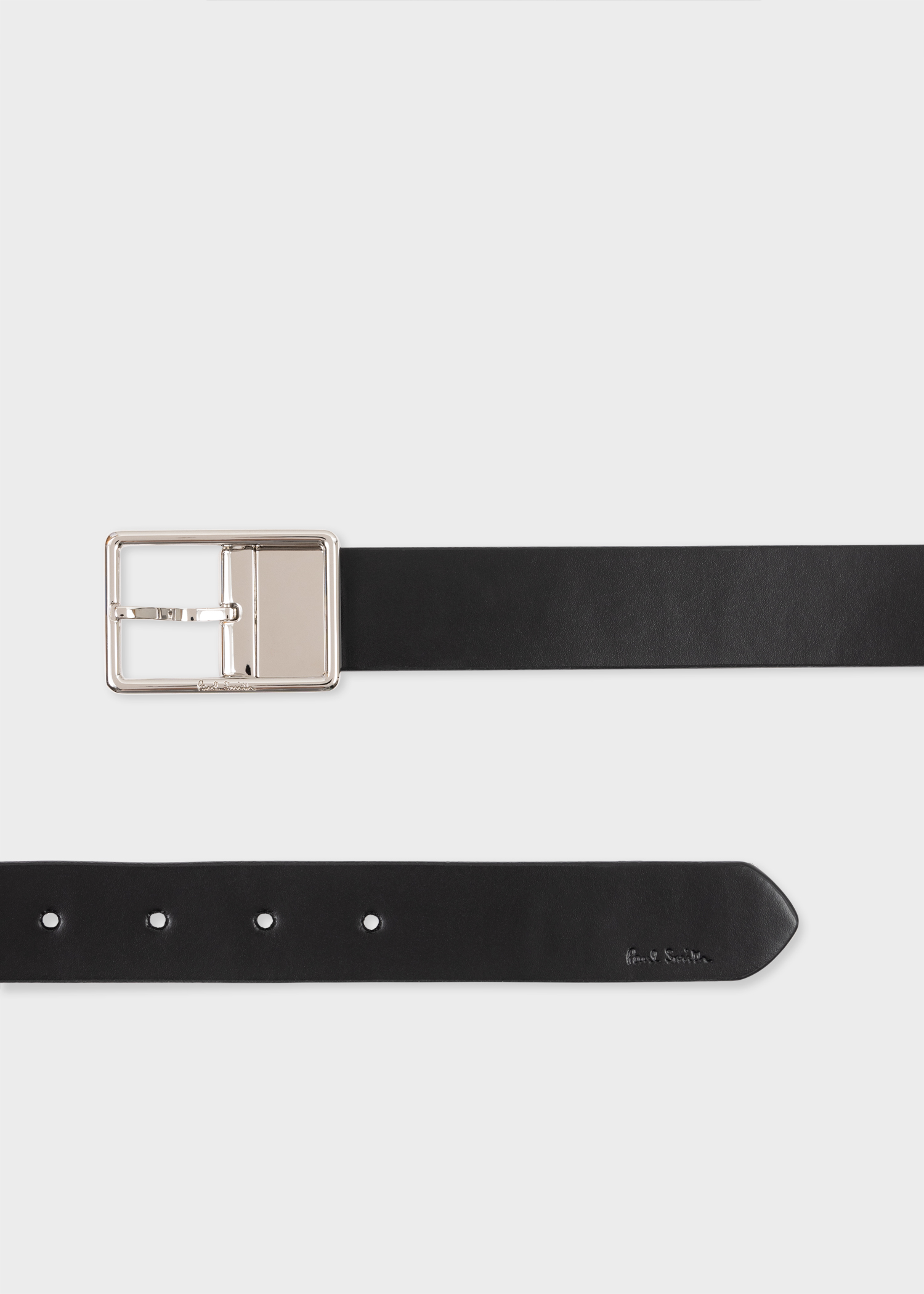 Men's Leather 'Signature Stripe' Reversible Cut-To-Fit Belt
