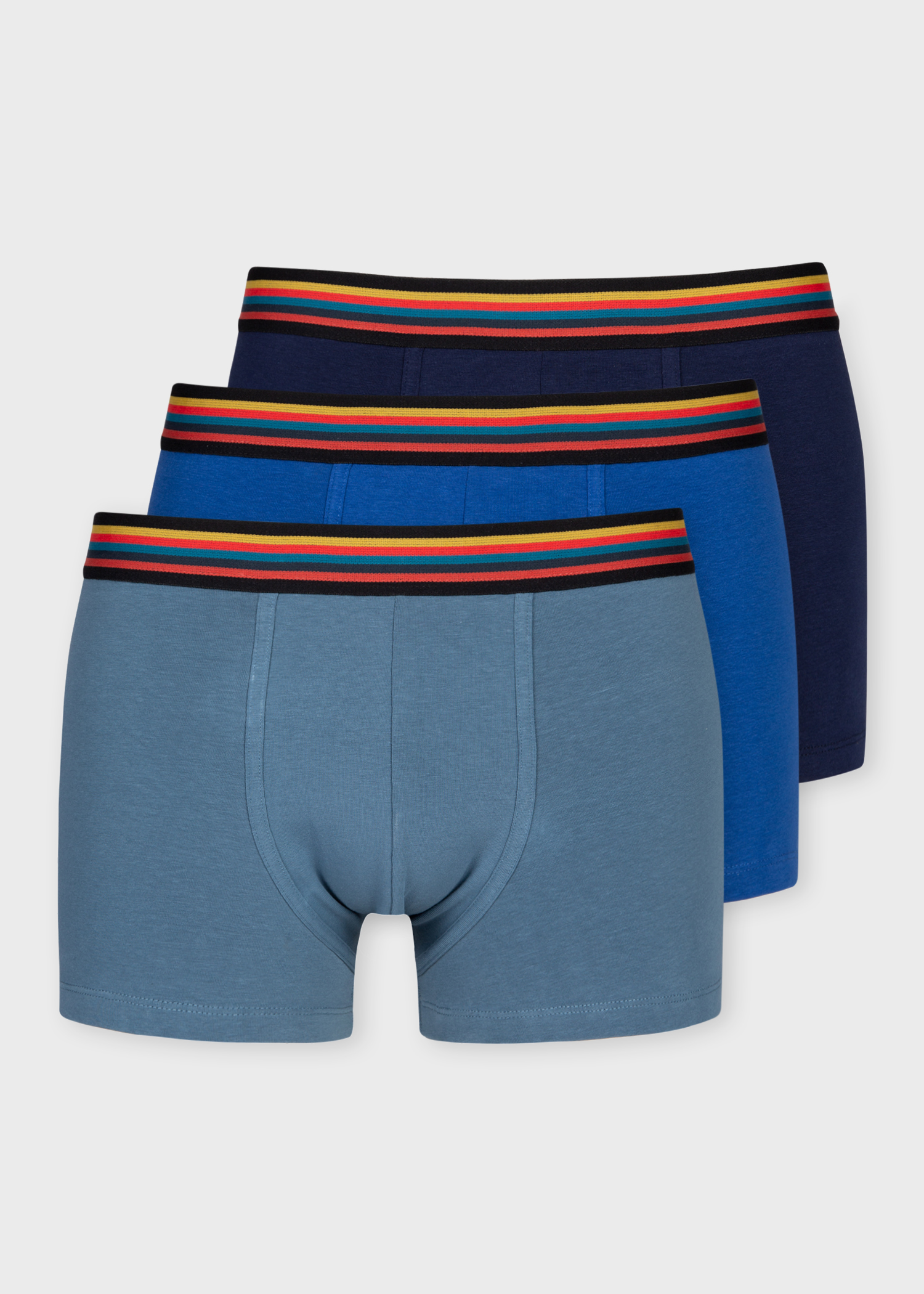 Men's Blue 'Artist Stripe' Boxer Briefs Three Pack