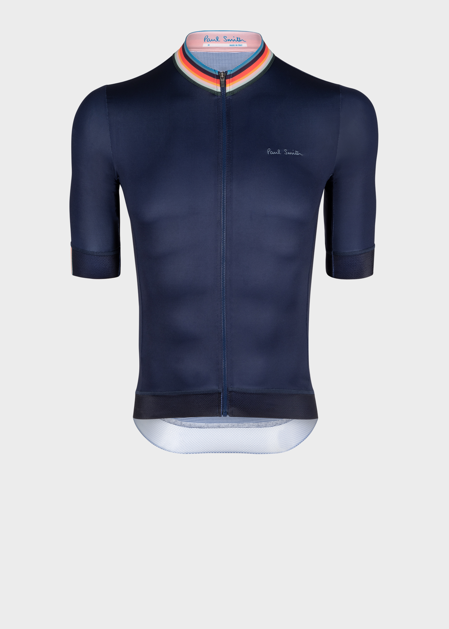 Navy 'Artist Stripe' Trim Cycle Jersey
