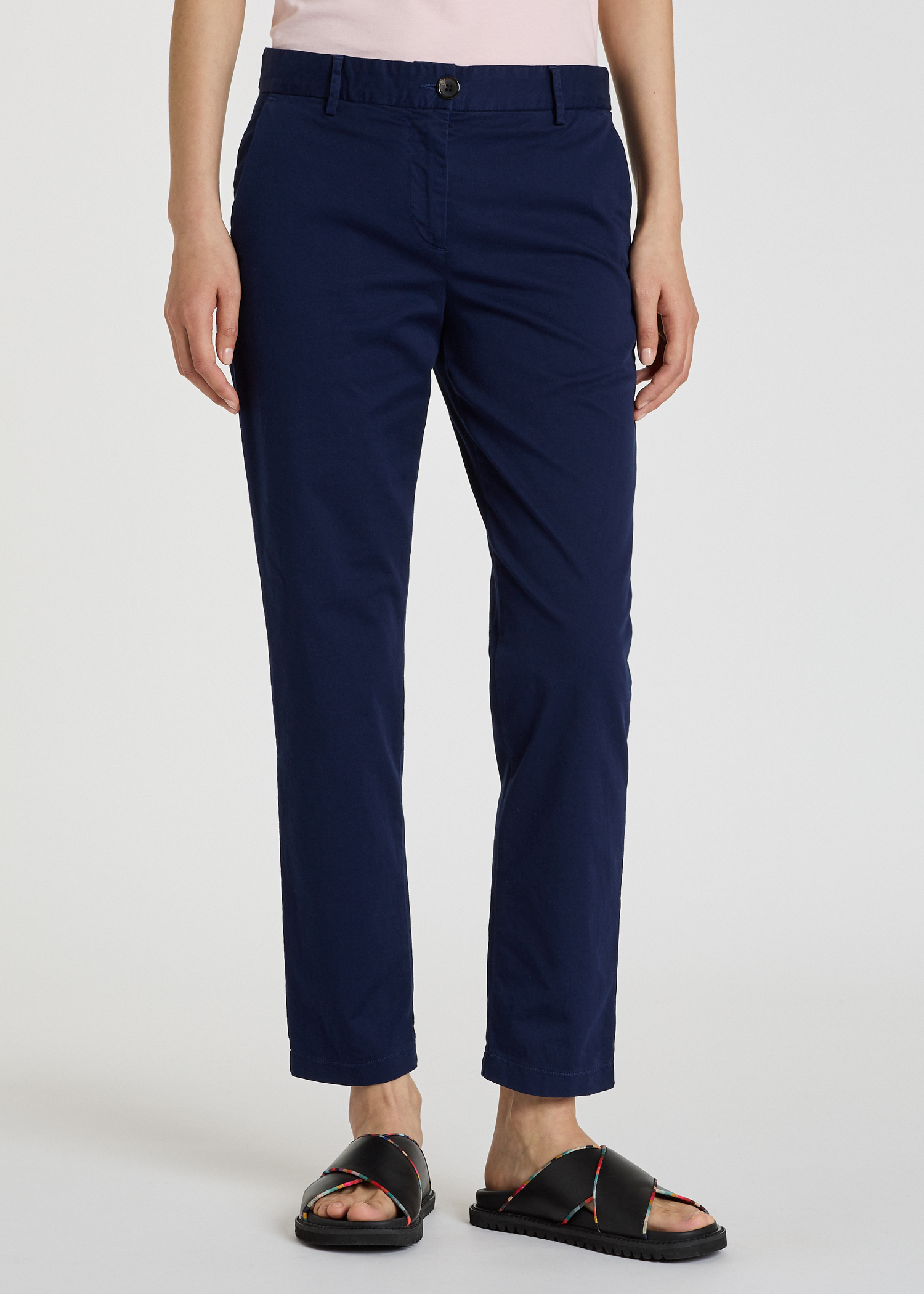 Navy blue store chino pants womens