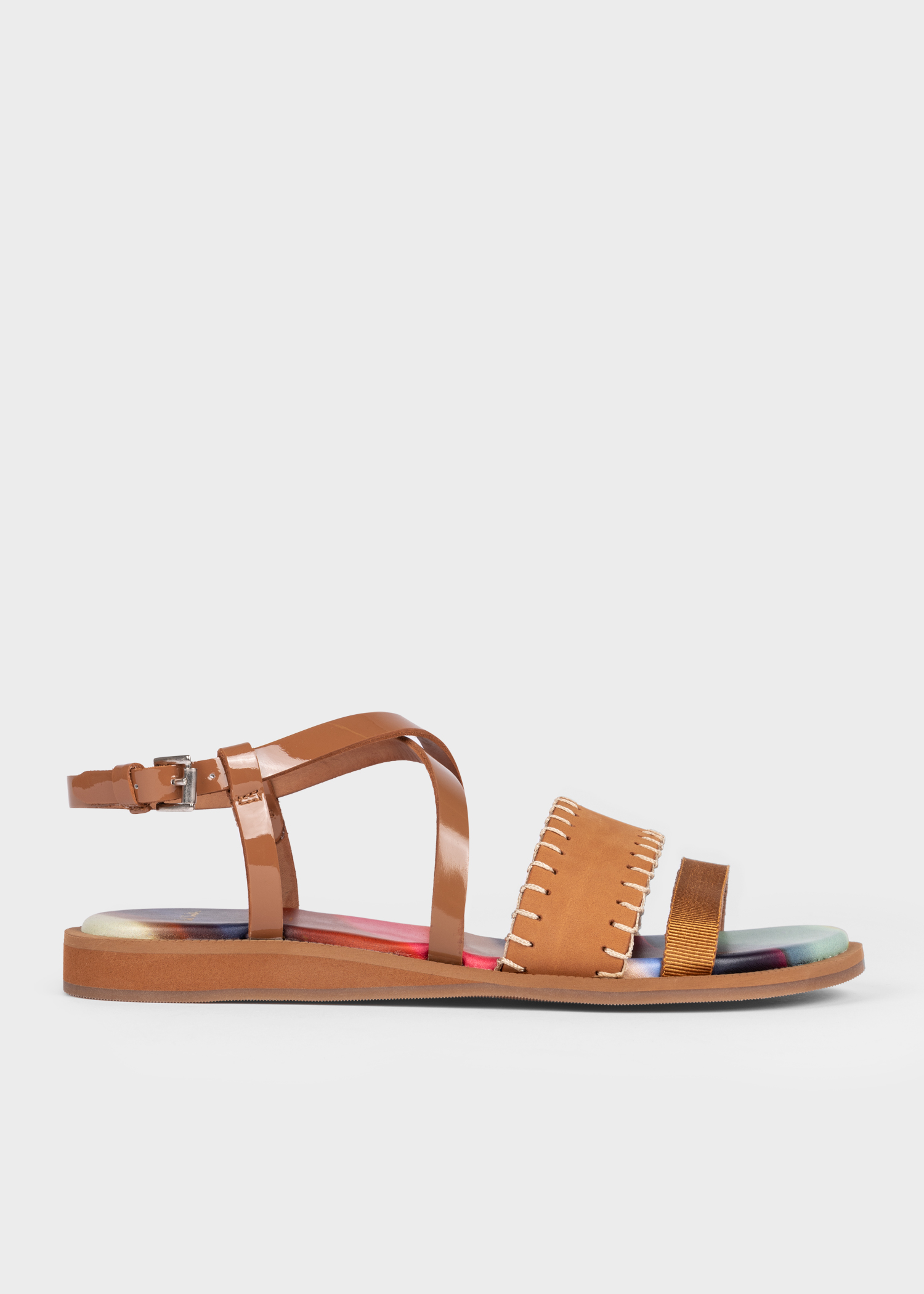 Women s Tan Esme Spray Swirl Sandals