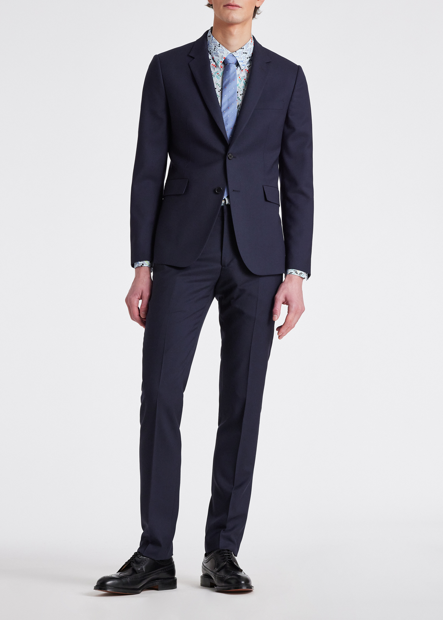 The Kensington - Men's Slim-Fit Navy Wool 'A Suit To Travel In'