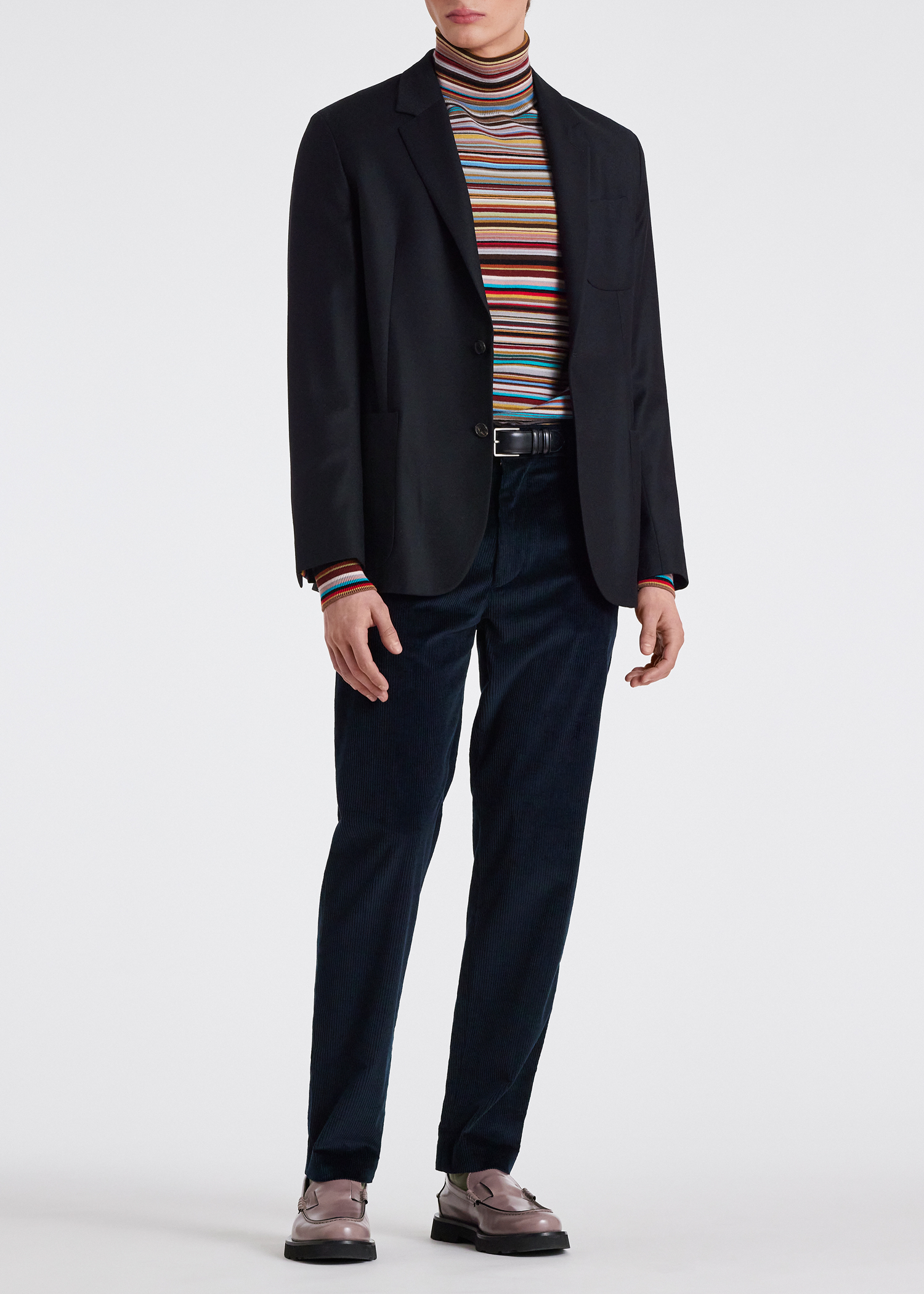 Paul Smith Men's Navy Patch-Pocket Unlined Blazer | King's Cross