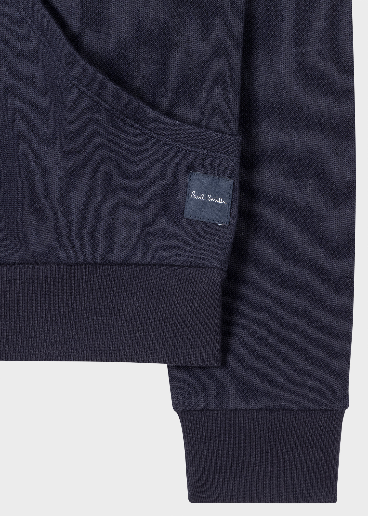 Men's Black Cotton 'Artist Stripe' Zip Lounge Top