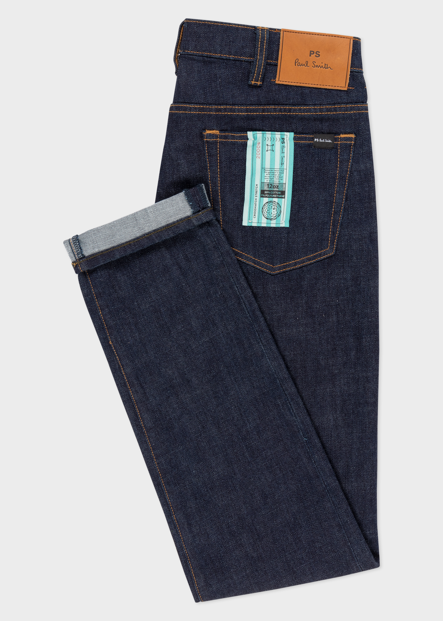 Slim-Fit 'Crosshatch Stretch' Jeans