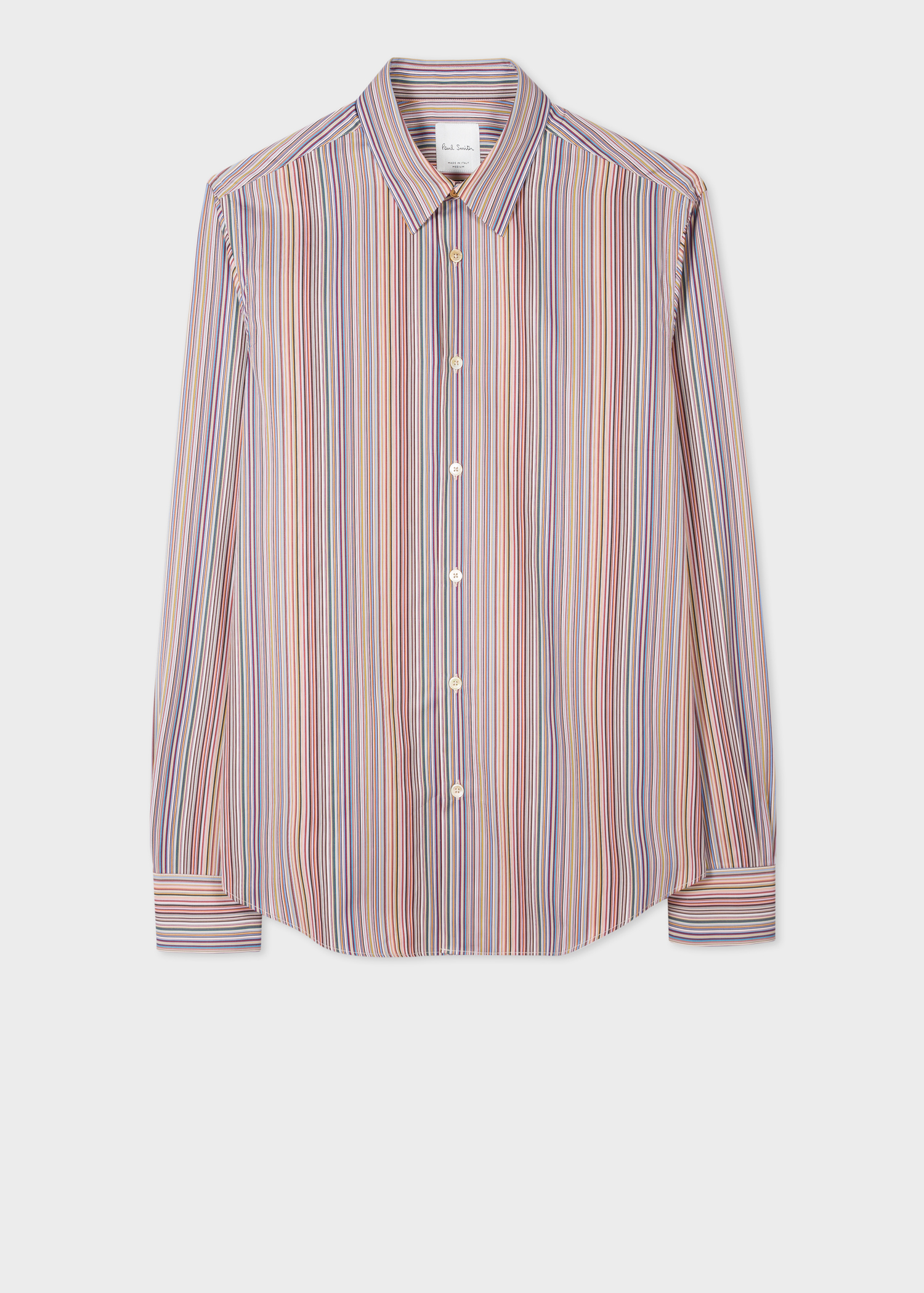 Slim-Fit 'Signature Stripe' Cotton Shirt
