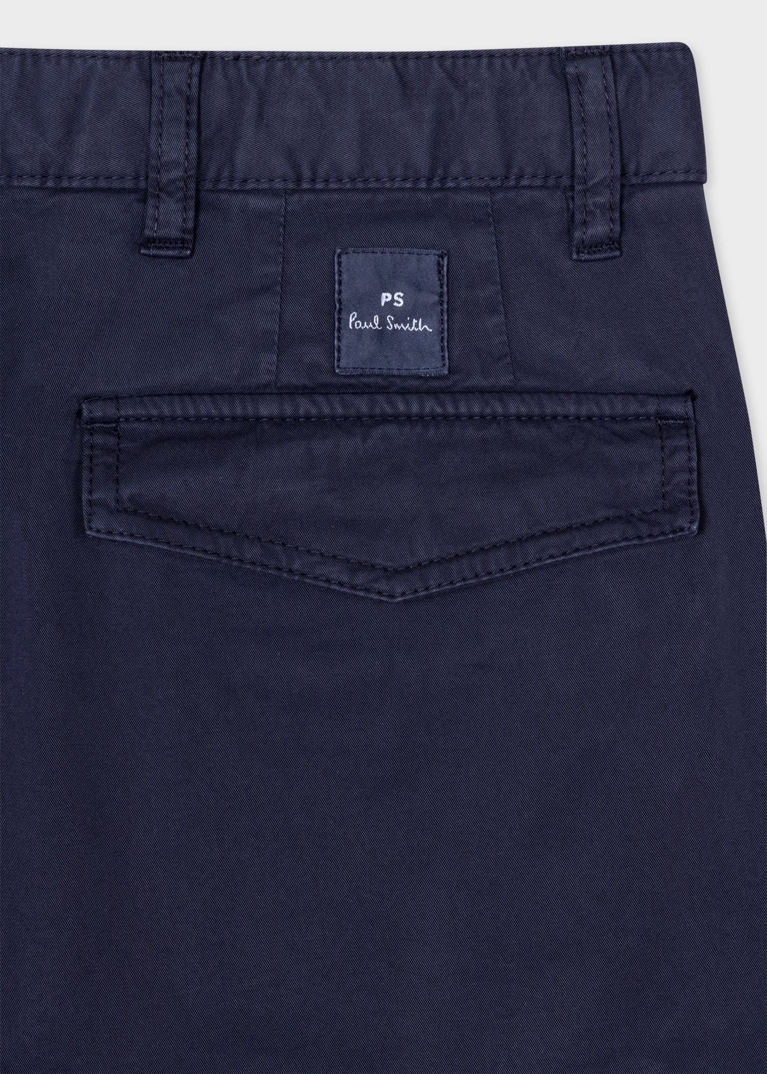 Men's Tapered-Fit Dark Navy Stretch-Cotton Chinos Men's Tapered-Fit Dark Navy Stretch-Cotton Chinos