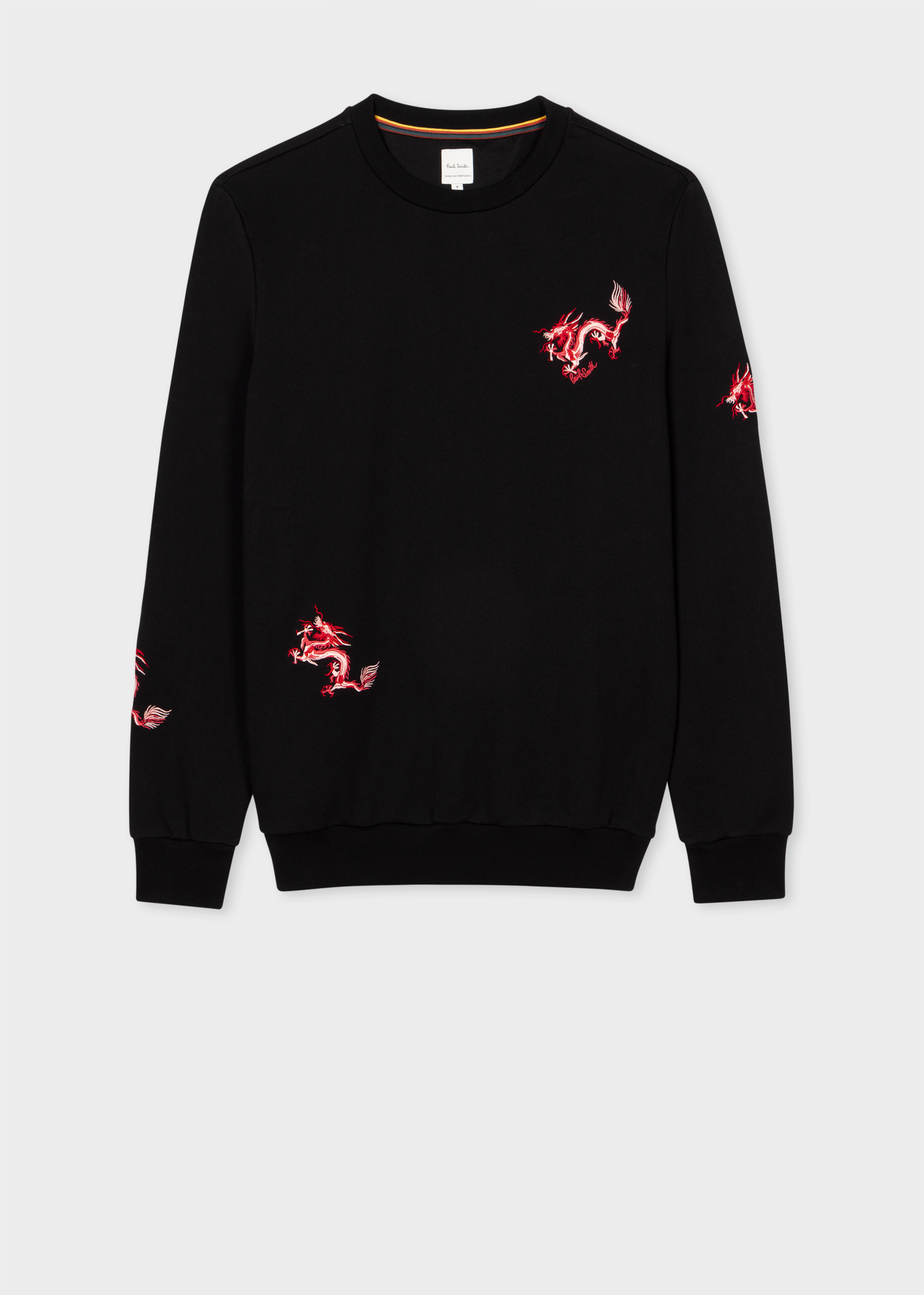Men's Black 'Year Of The Dragon' Embroidered Sweatshirt