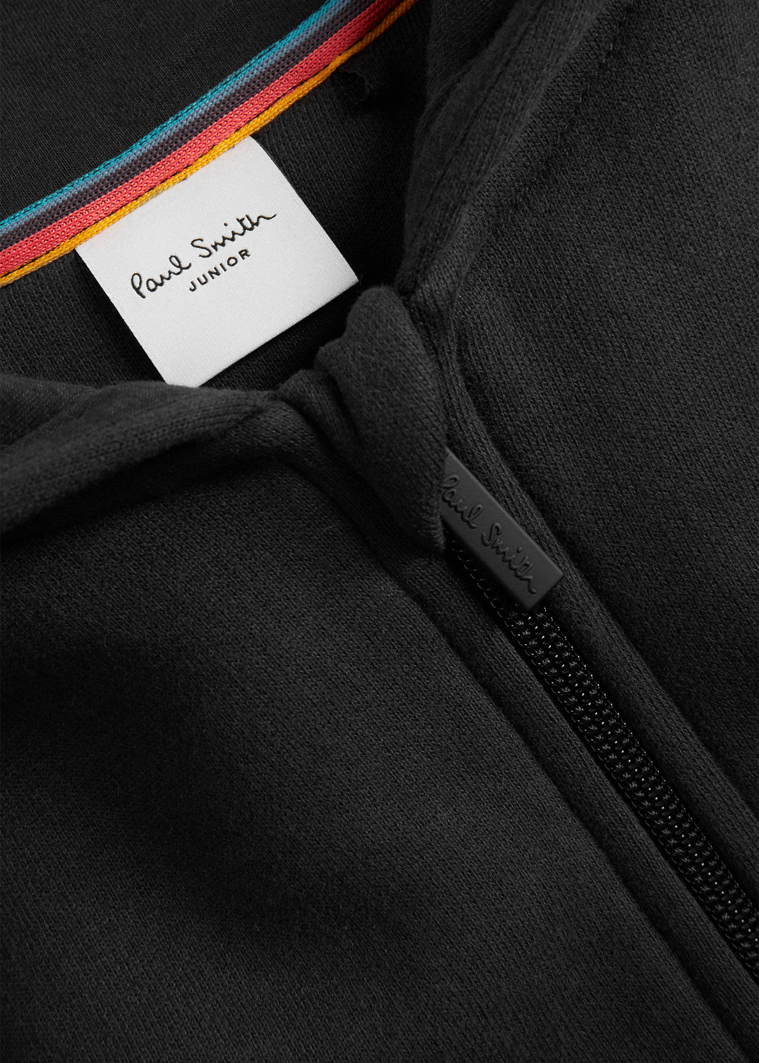Paul Smith JUNIOR スプレーロゴ裏毛フードカバーオール
