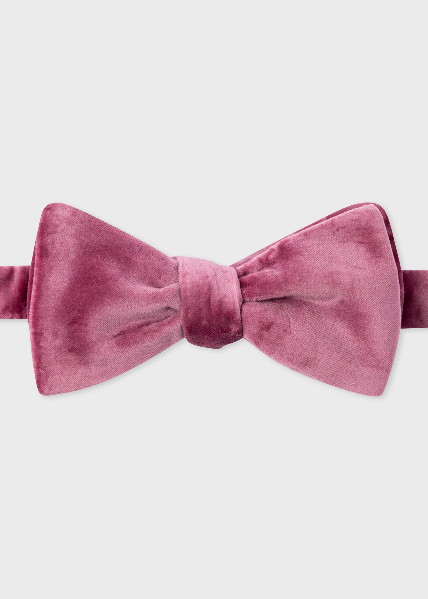 Paul Smith Fuchsia Velvet Self-Tie Bow Tie | King's Cross