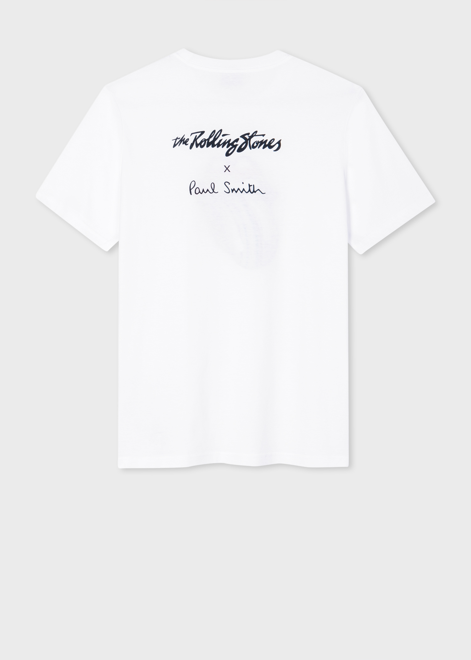 The Rolling Stones x Paul Smith - White 'Signature Stripe' Tongue