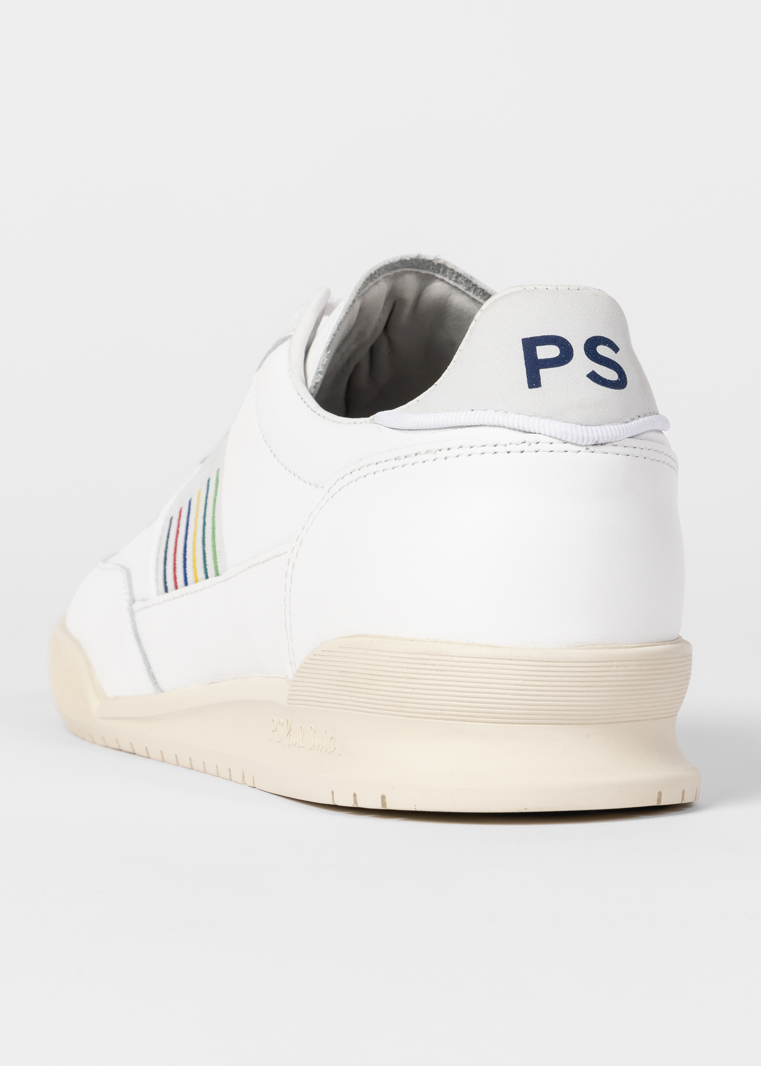 Men's White Leather 'Dover' Sneakers