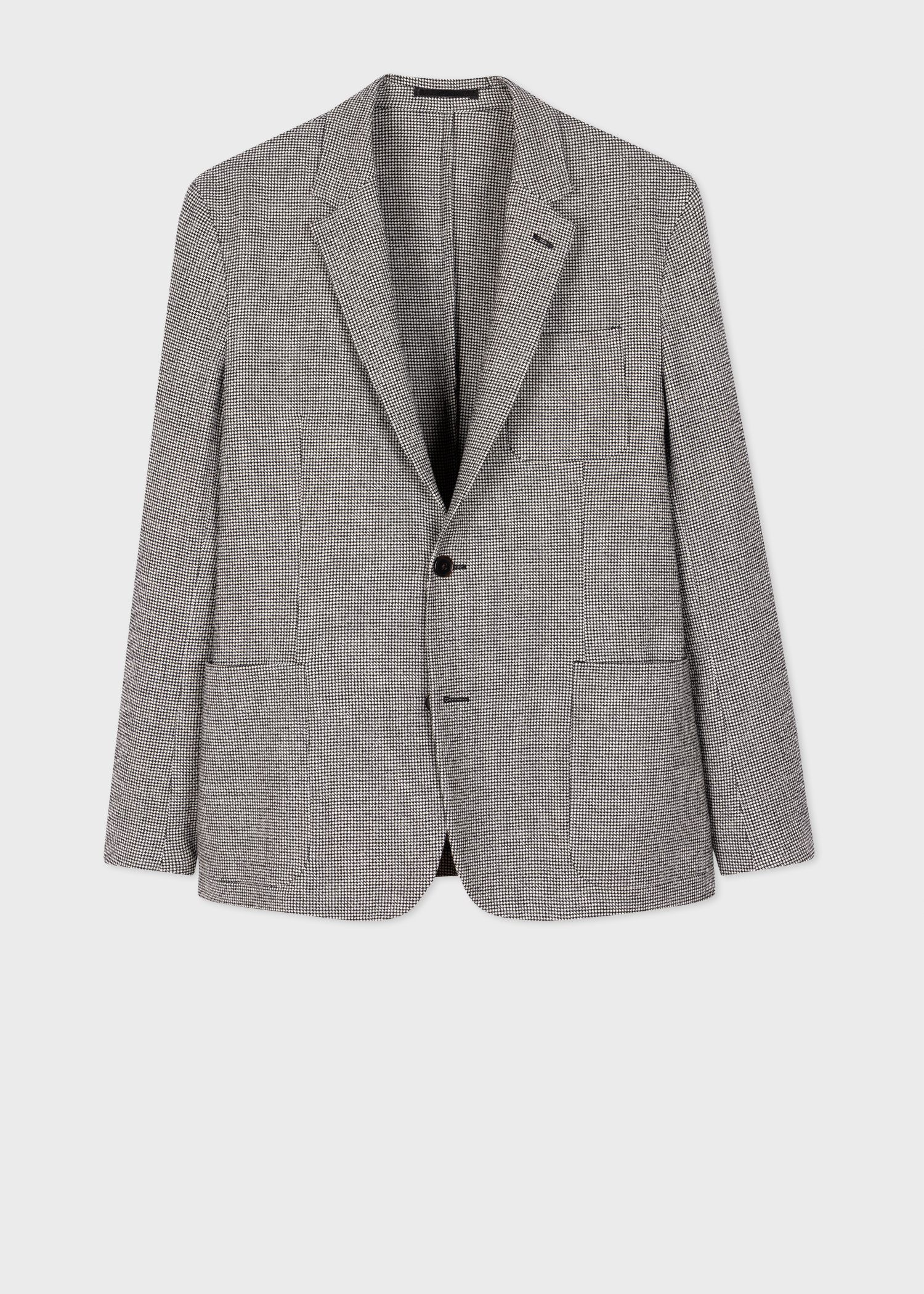 Paul Smith Men's WoolBlend Houndstooth PatchPocket Blazer King's Cross