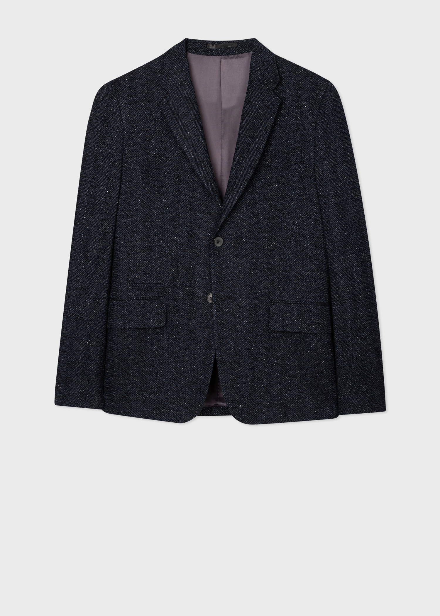 Mens Blazer Tweed Blazer Herringbone Blazer - Z-Navy