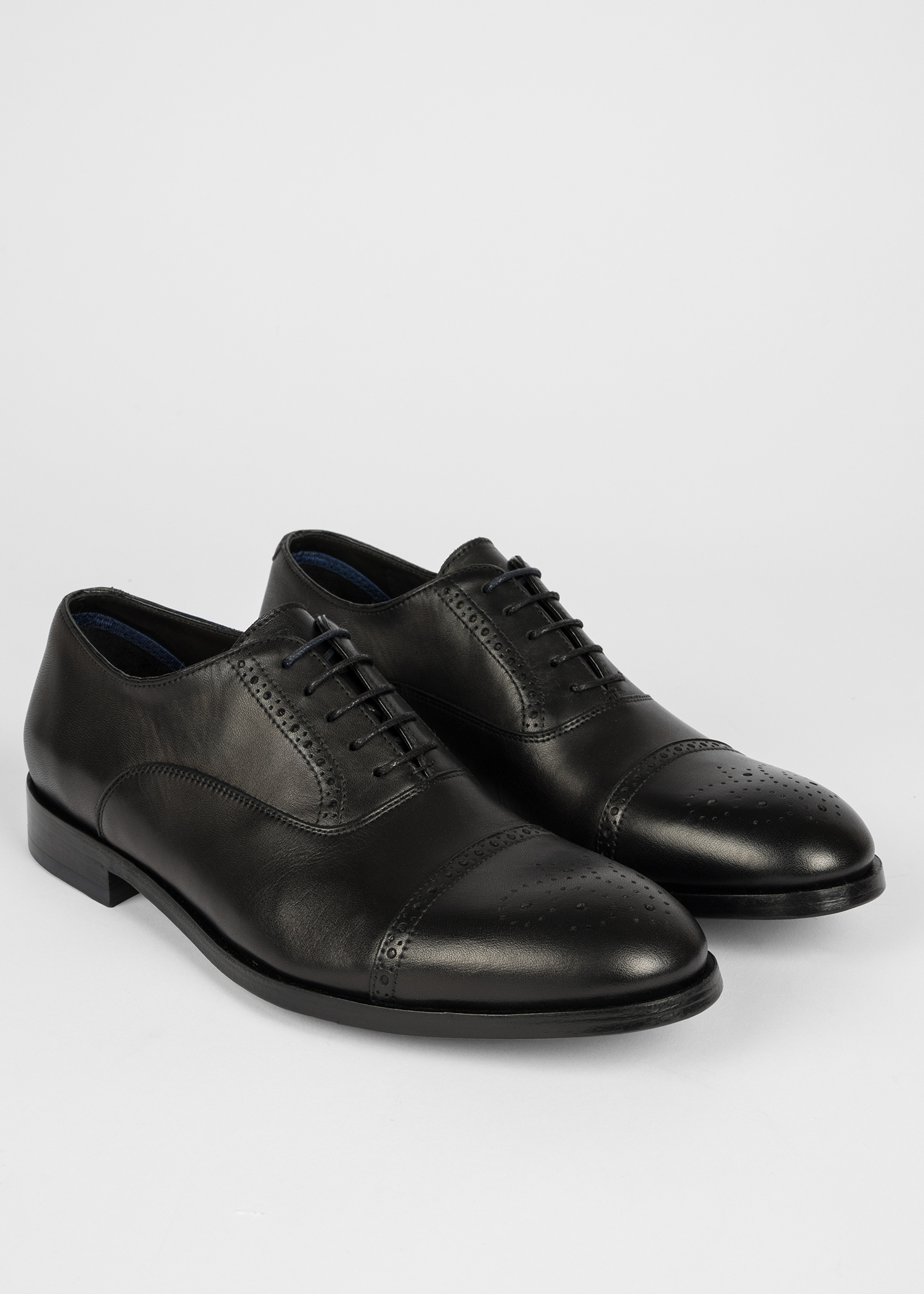 PS Paul Smith Men's Black Leather 'Maltby' Shoes | King's Cross