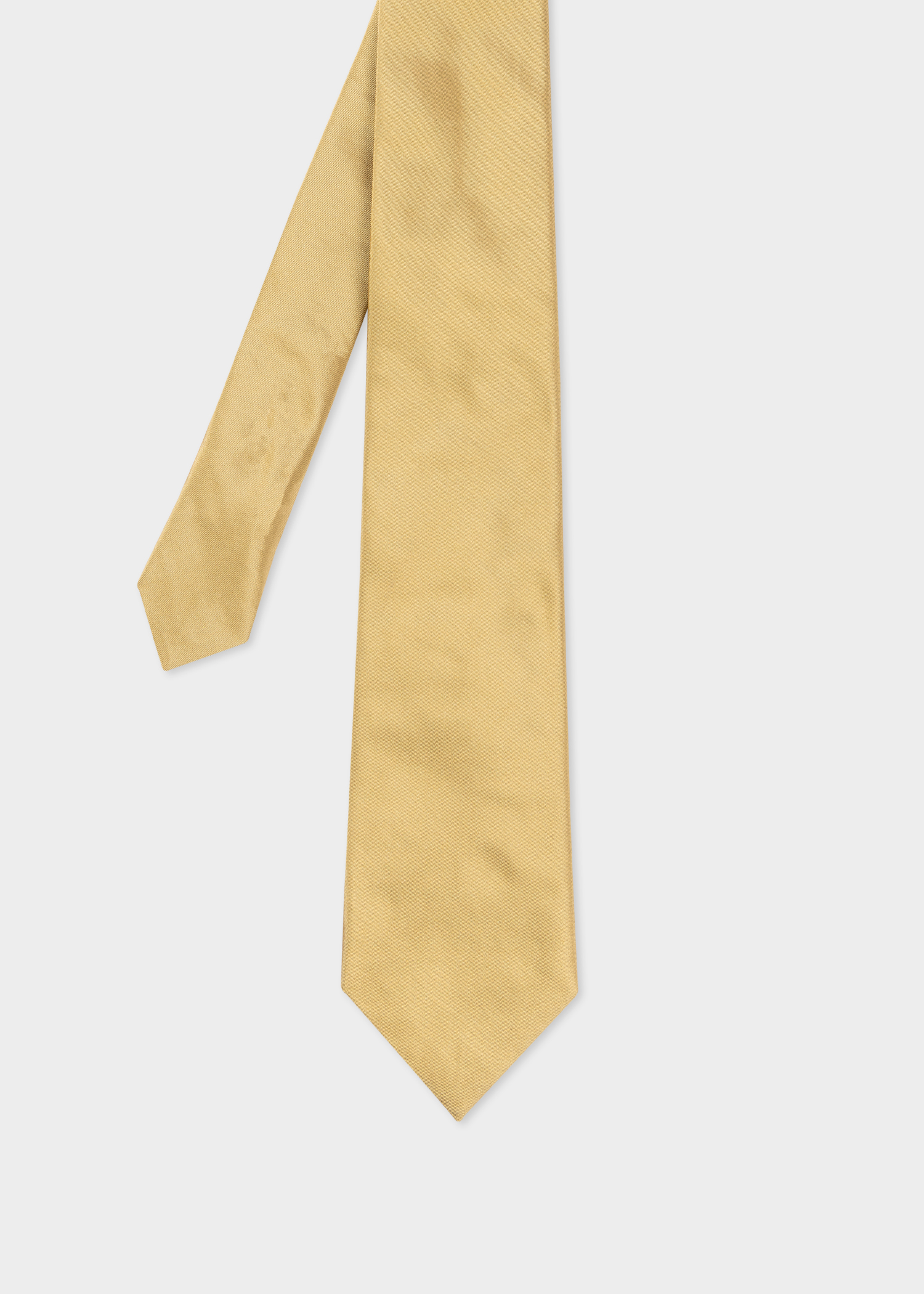 Men's Mustard Silk Tie