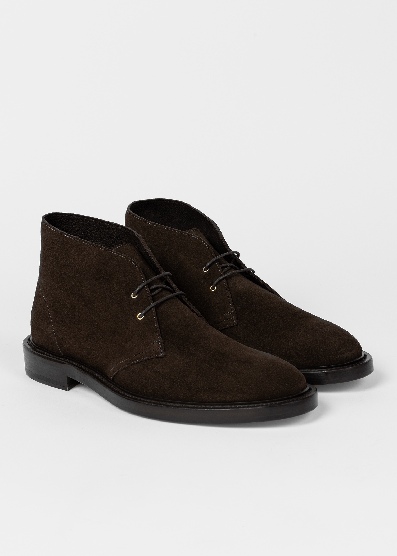 Paul Smith Men's Dark Brown Suede 'Kew' Boots | King's Cross