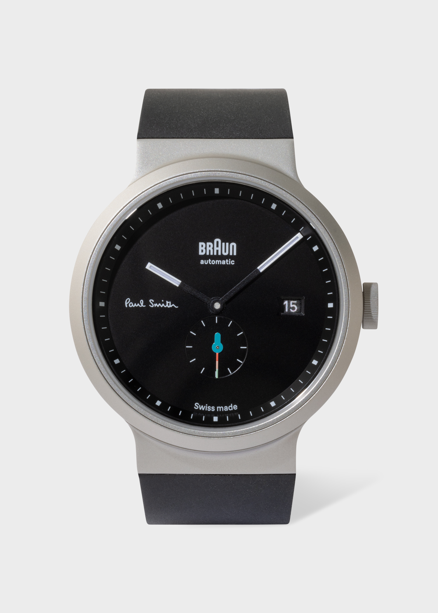 Paul Smith + Braun® Silver Swiss Made Watch