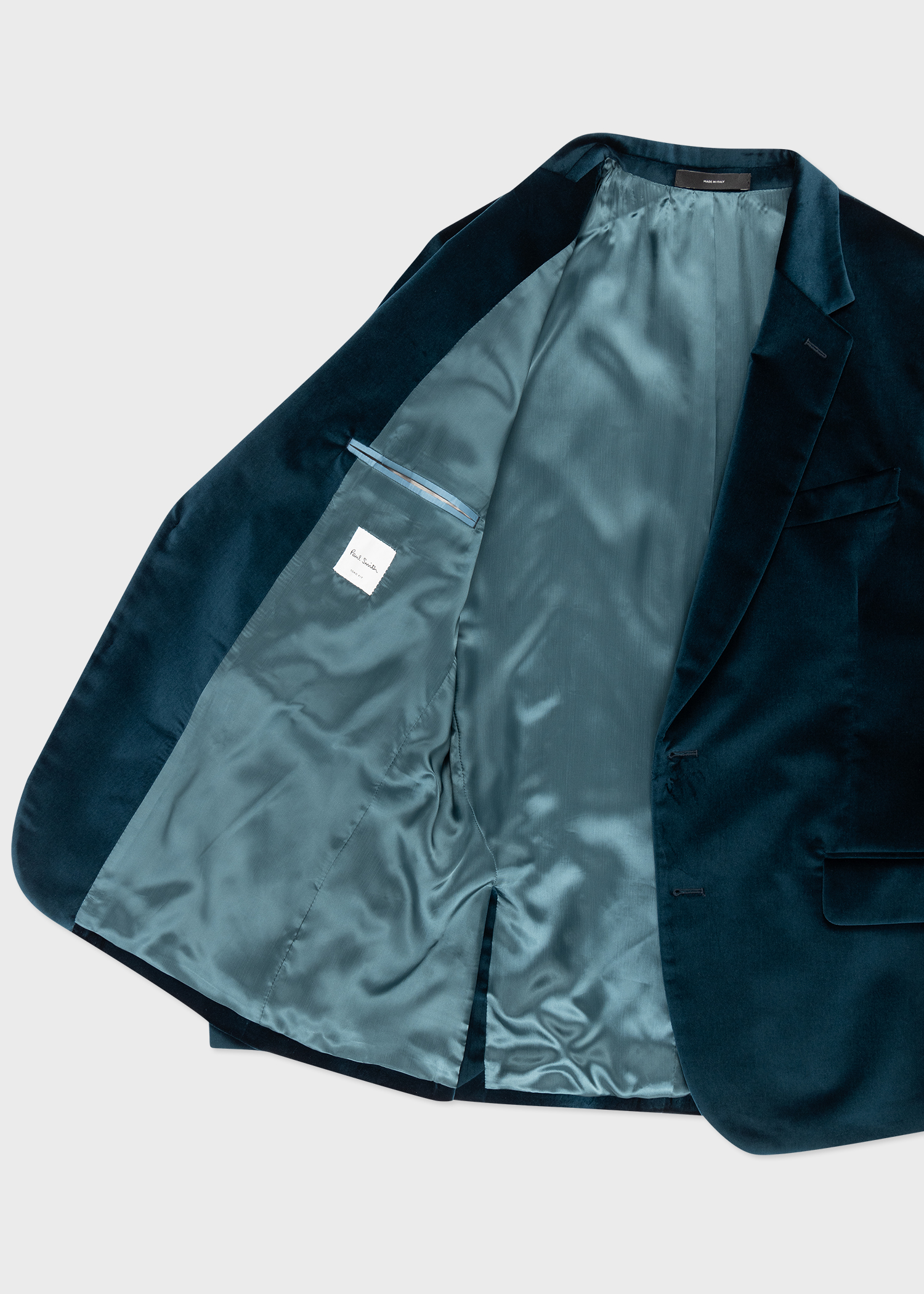 The Soho - Tailored-Fit Black Velvet Blazer