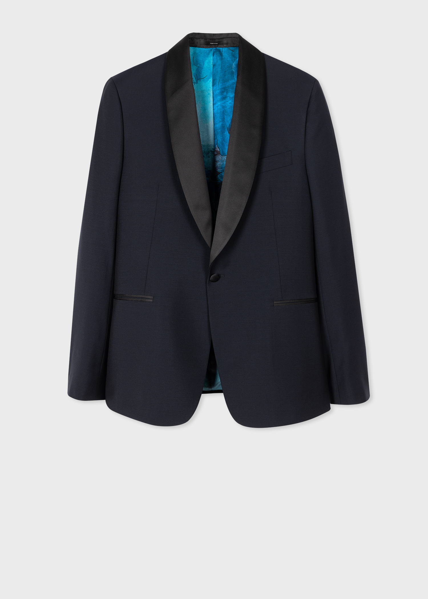 Paul Smith Men's Slim-Fit Dark Navy Wool-Mohair Evening Blazer | King's ...