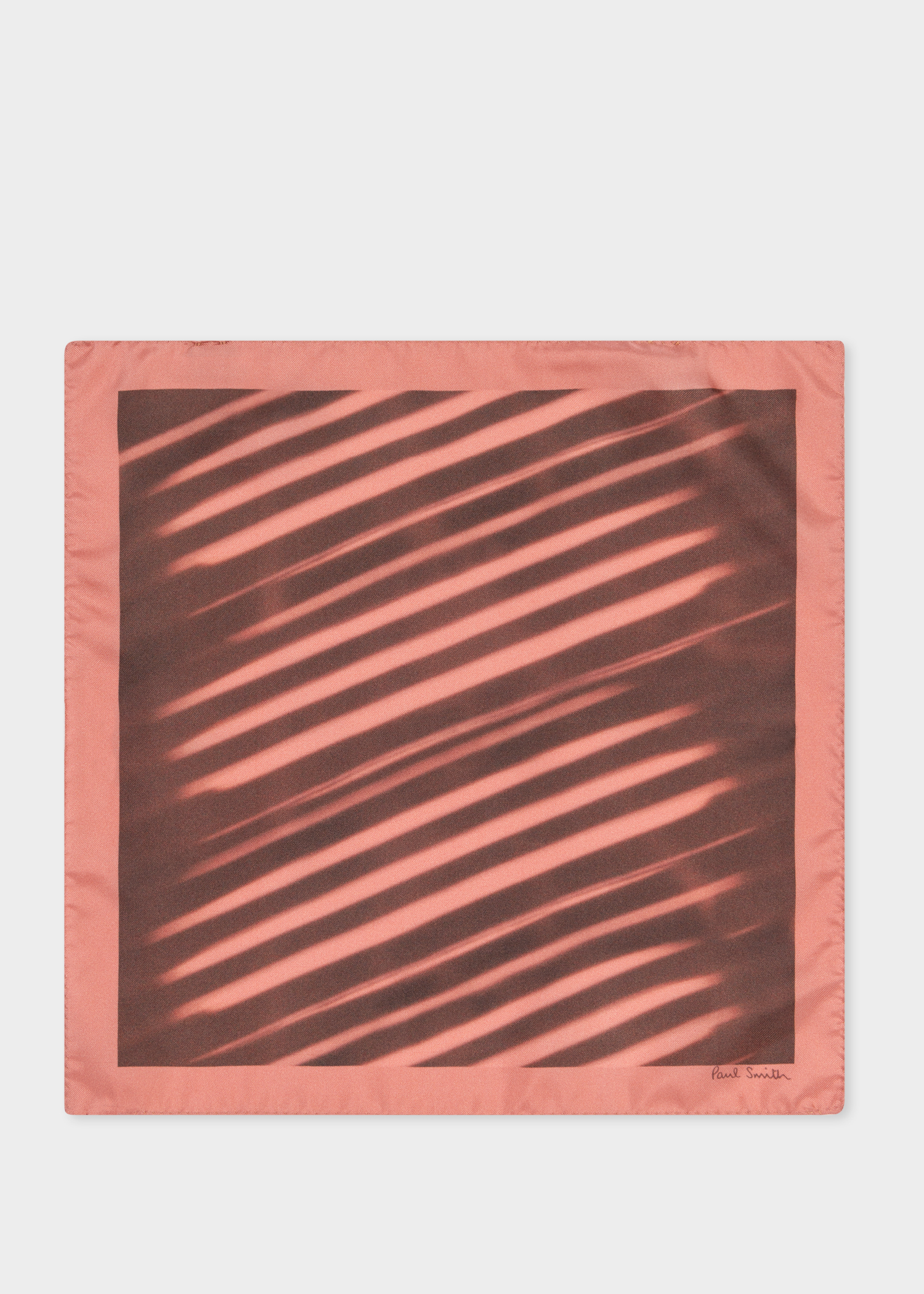 Pink And Red Diagonal Stripe Silk Pocket Square pin-auf-lovely