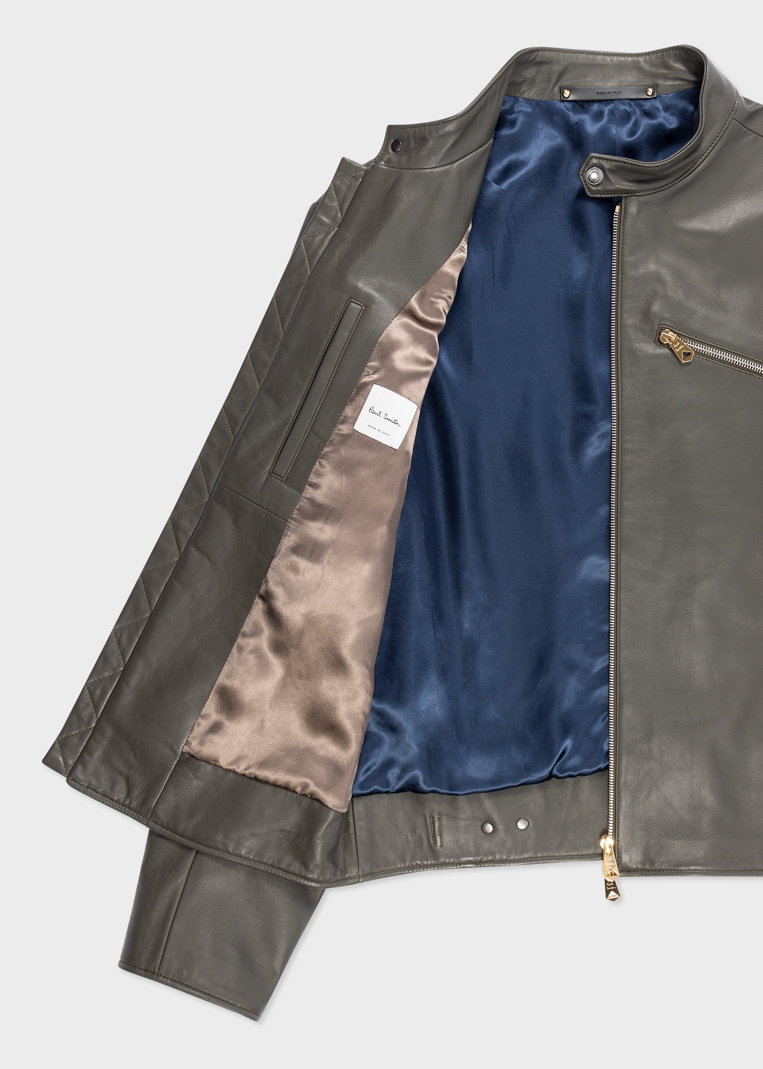 paul smith leather jacket